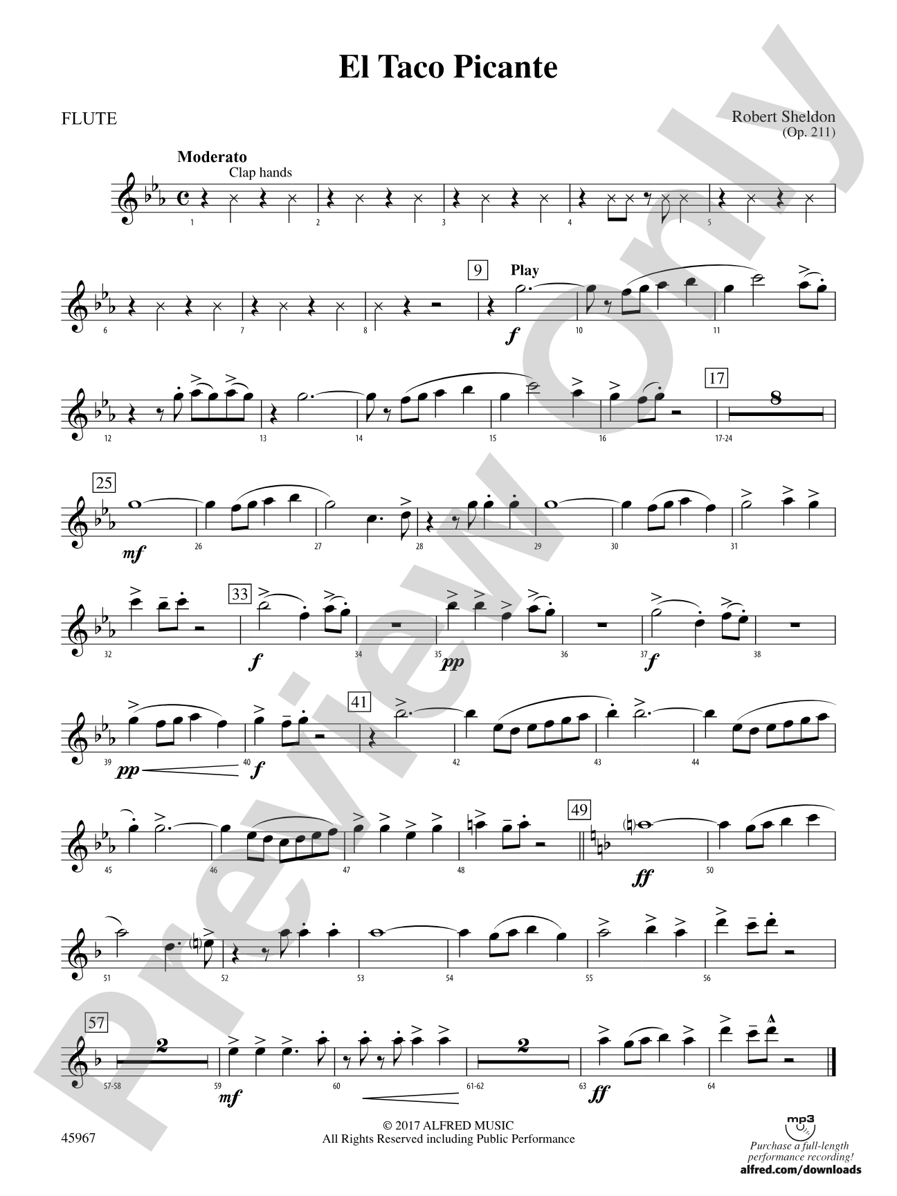 El Taco Picante: Flute