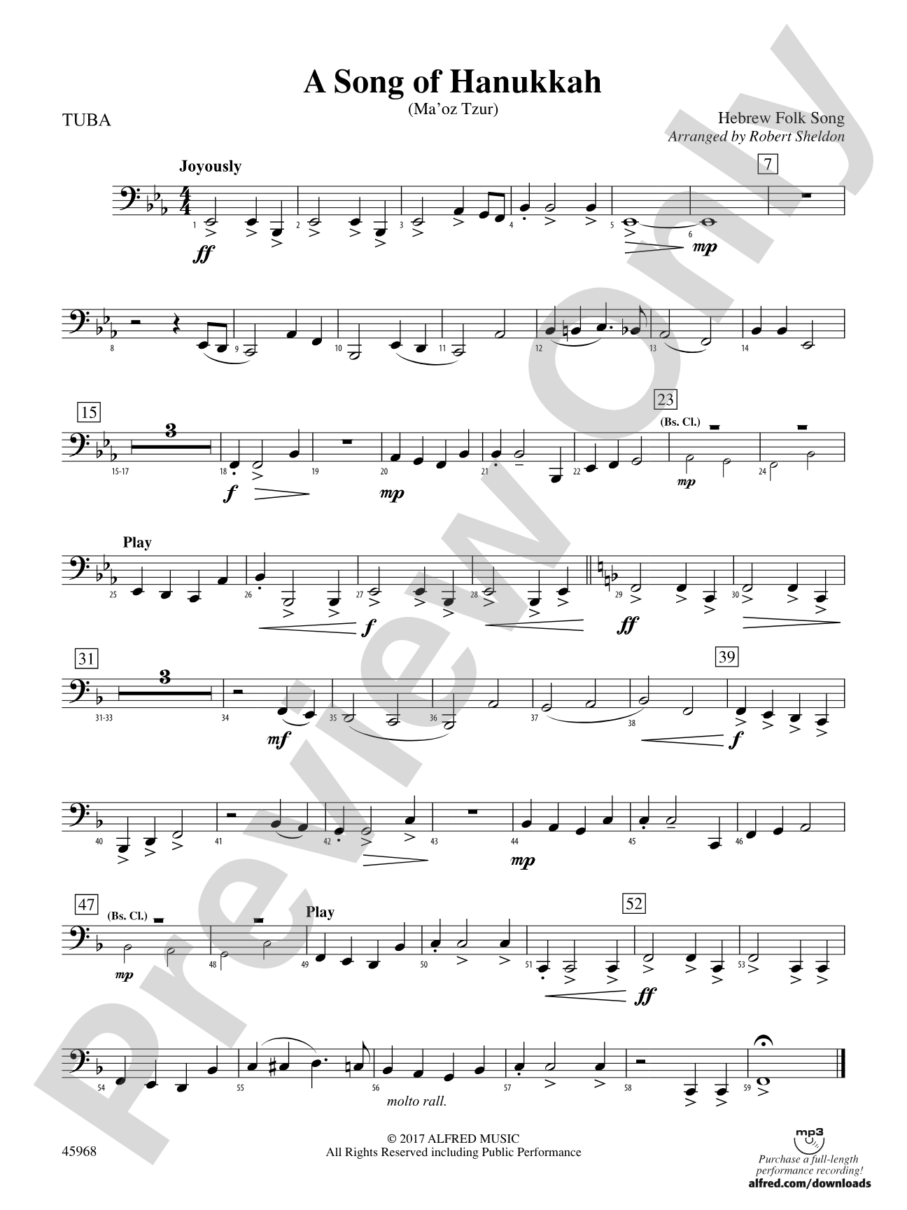 A Song of Hanukkah: Tuba