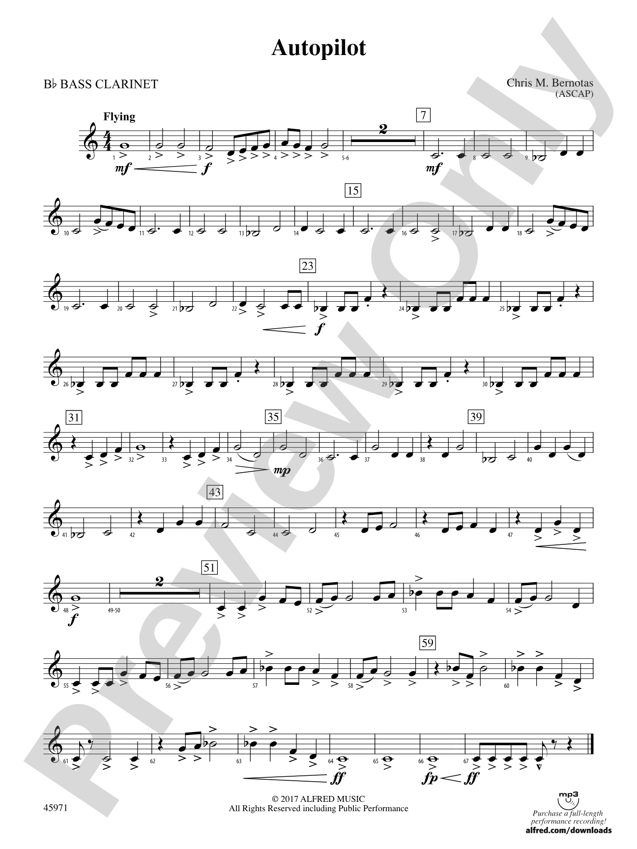 Autopilot: B-flat Bass Clarinet