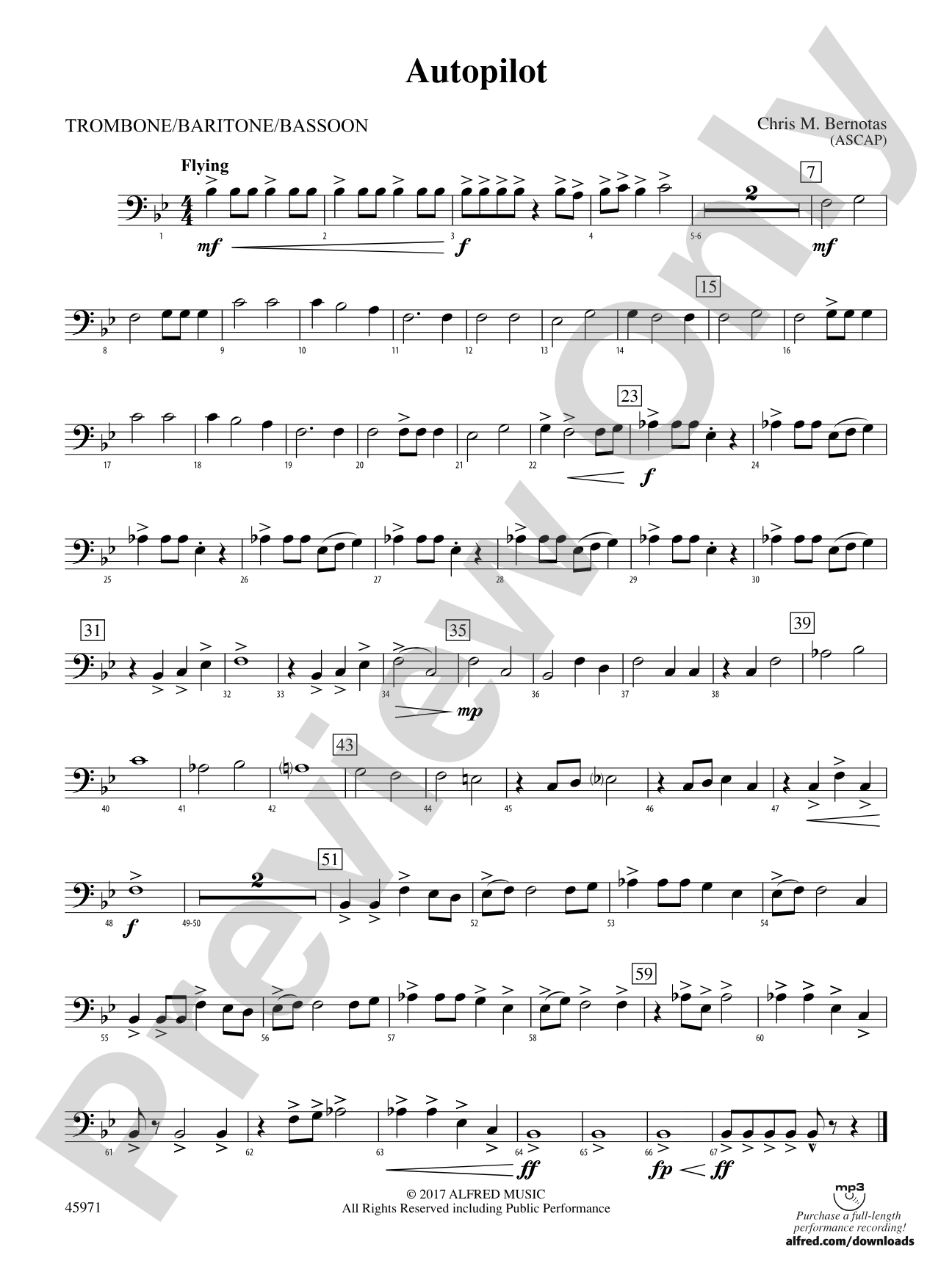 Autopilot: 1st Trombone