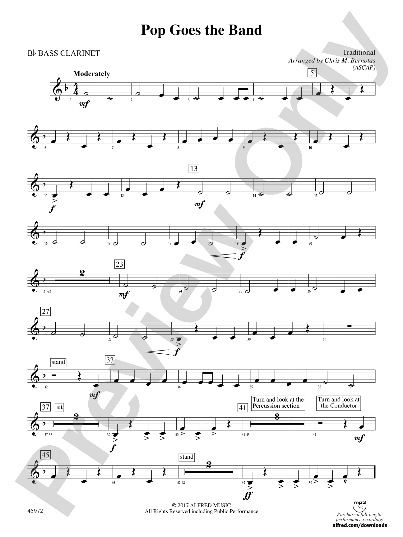 Pop Goes the Band: B-flat Bass Clarinet