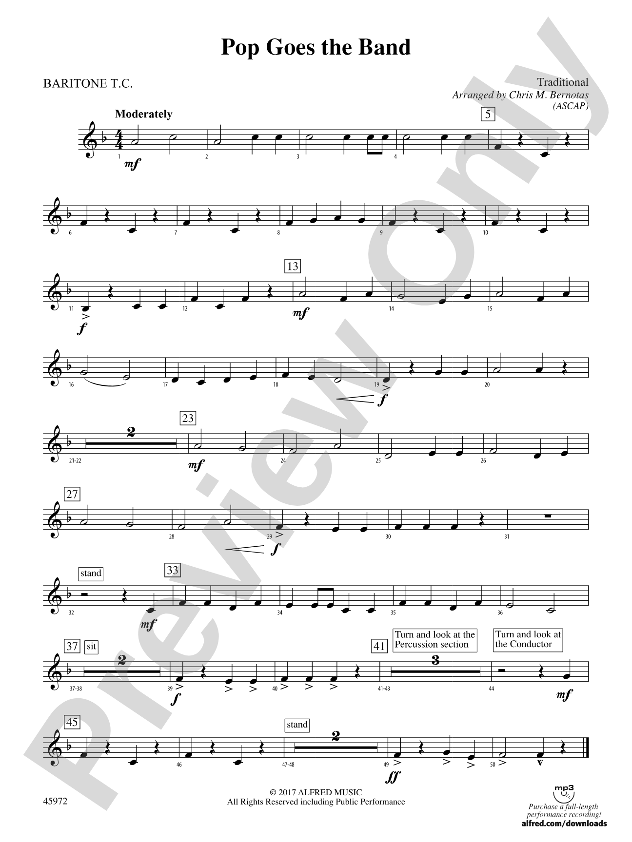 Pop Goes the Band: Baritone T.C.