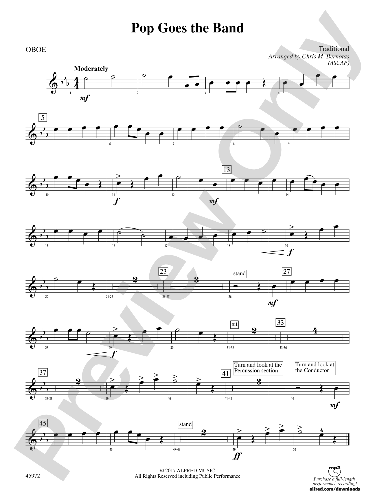 Pop Goes the Band: Oboe