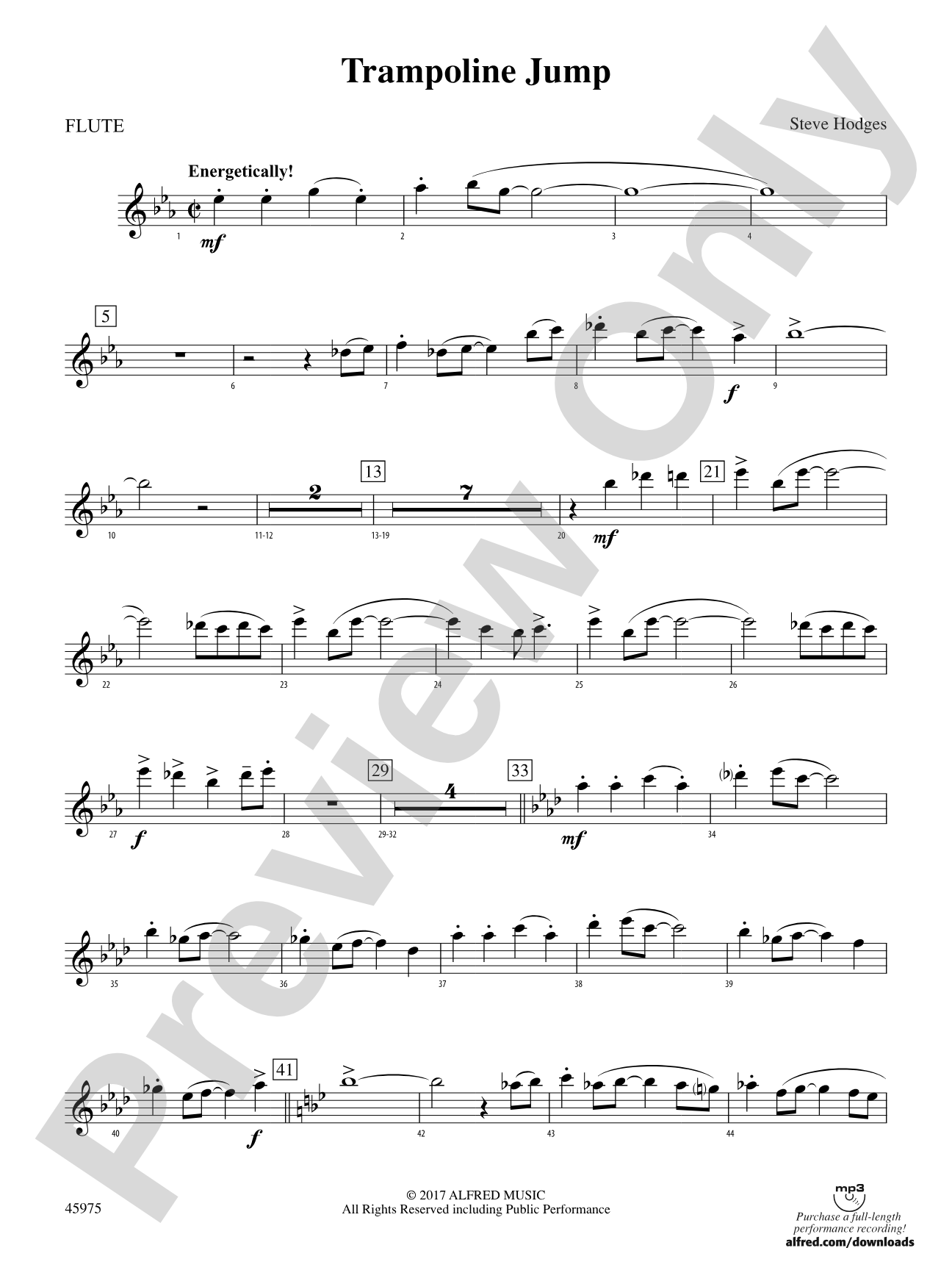 Trampoline Jump: Flute