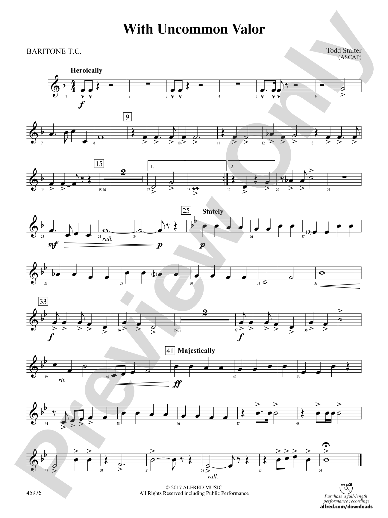 With Uncommon Valor: Baritone T.C.