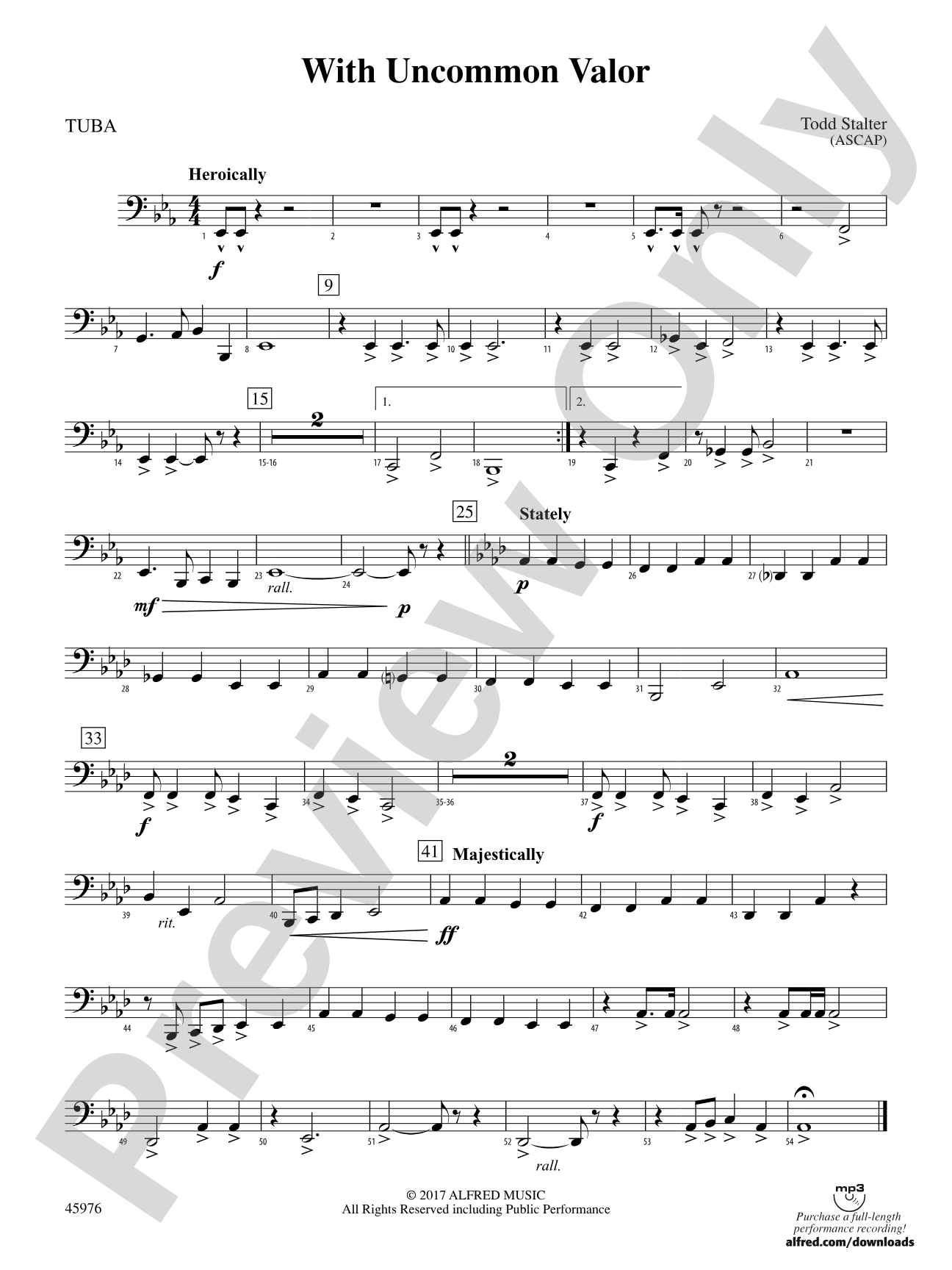 With Uncommon Valor: Tuba