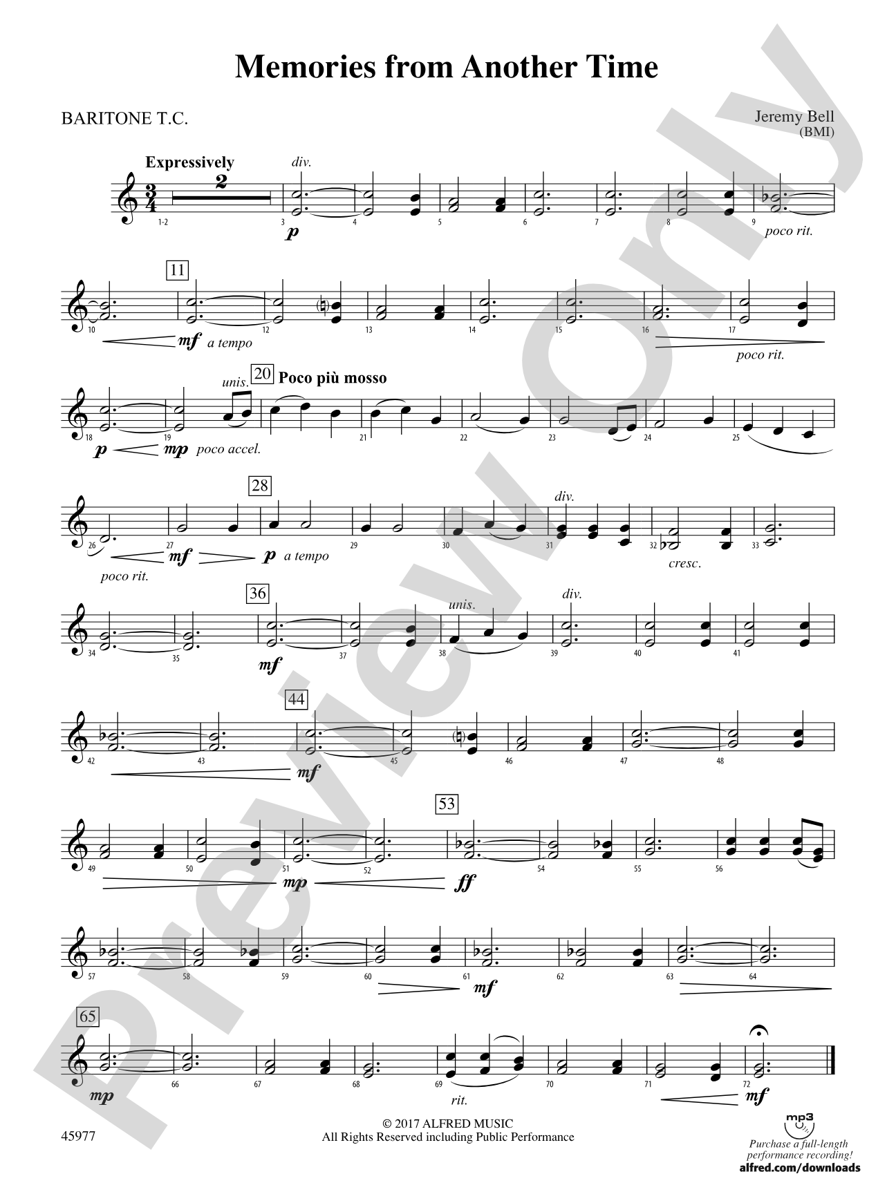 Memories from Another Time: Baritone T.C.