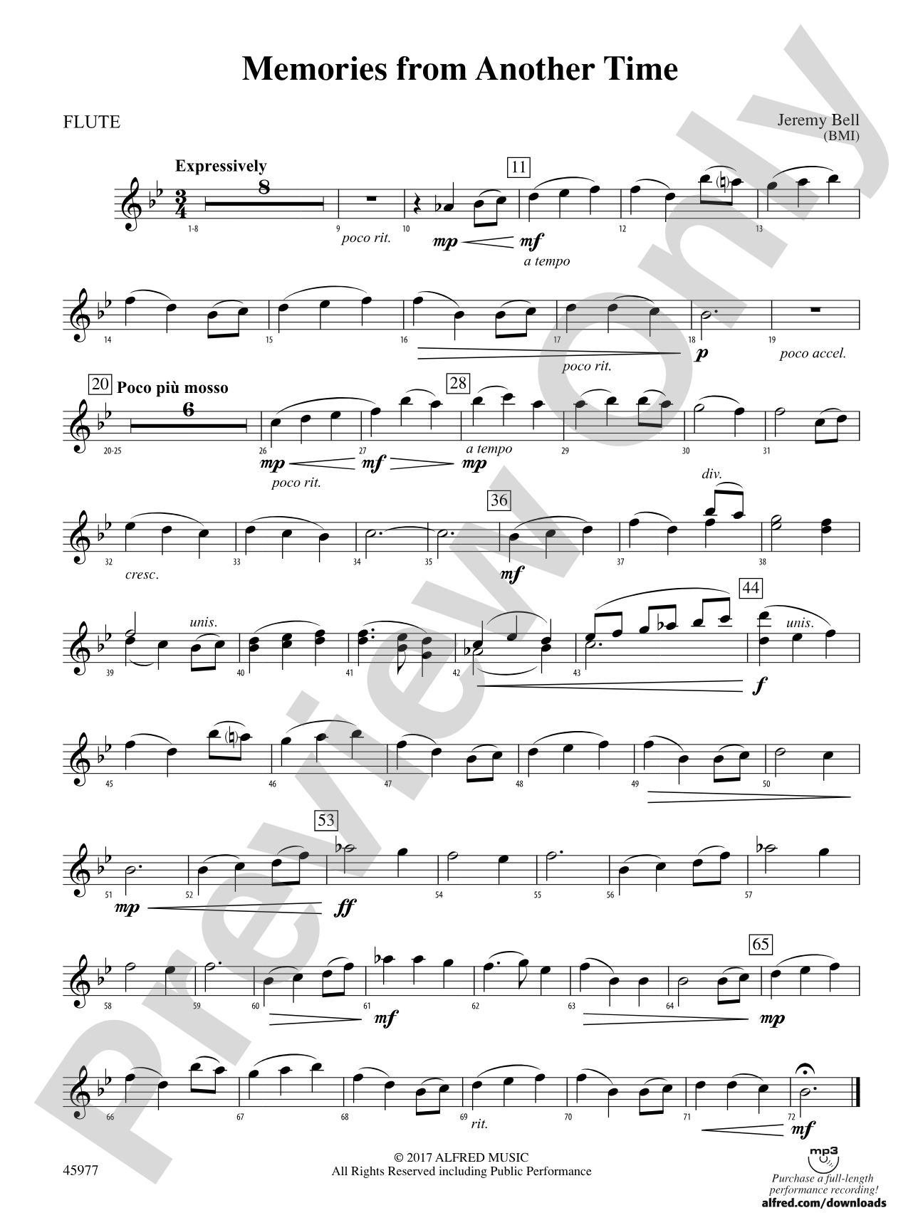 Memories from Another Time: Flute