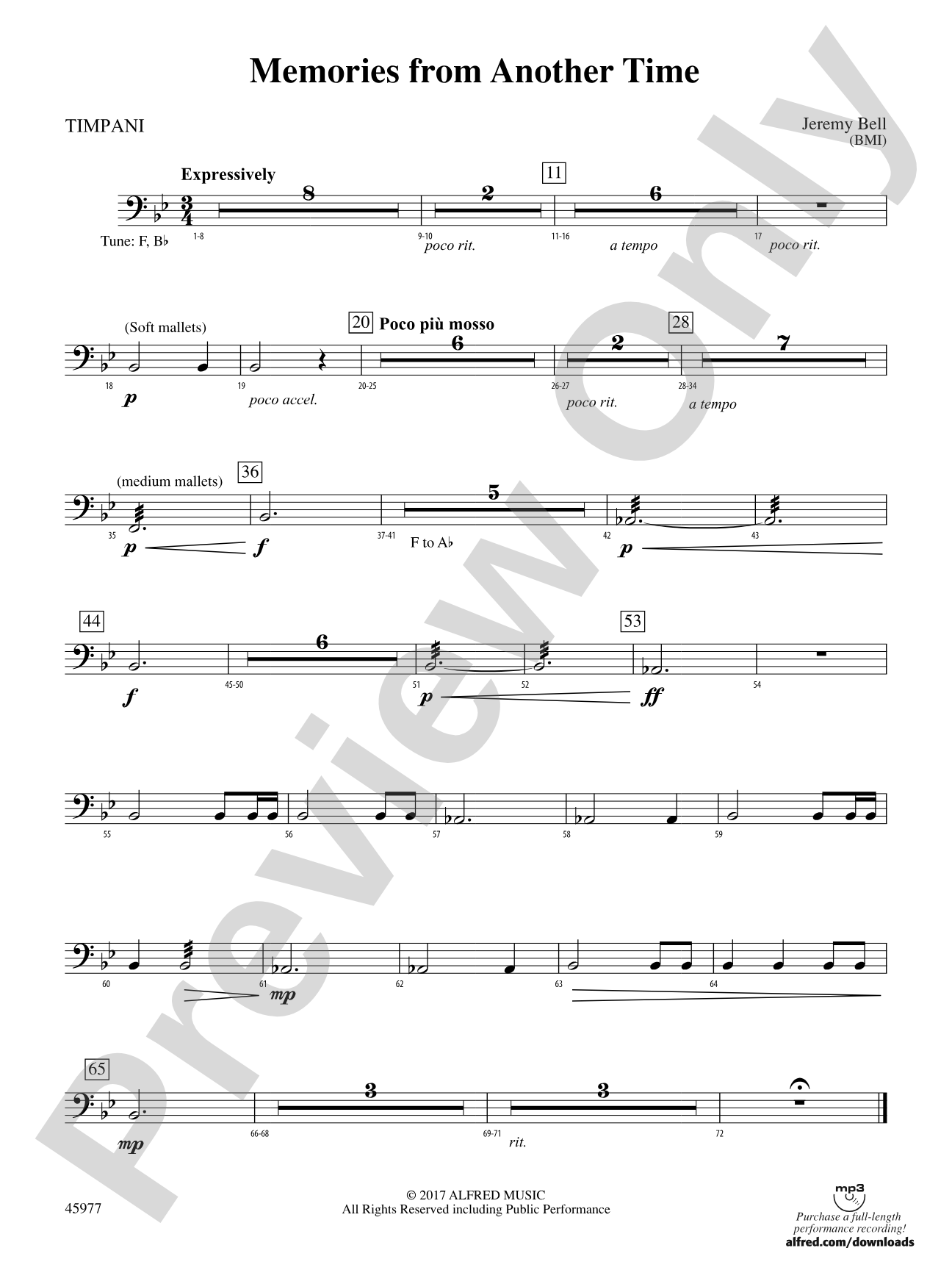Memories from Another Time: Timpani