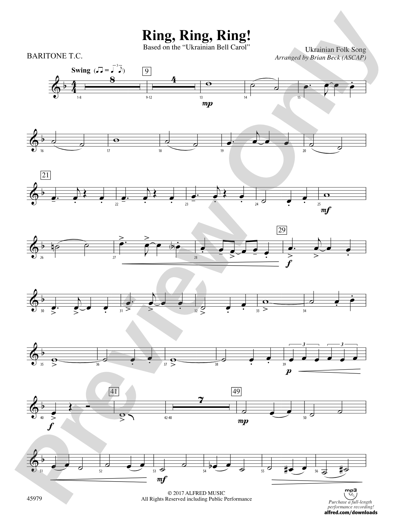 Ring, Ring, Ring!: Baritone T.C.