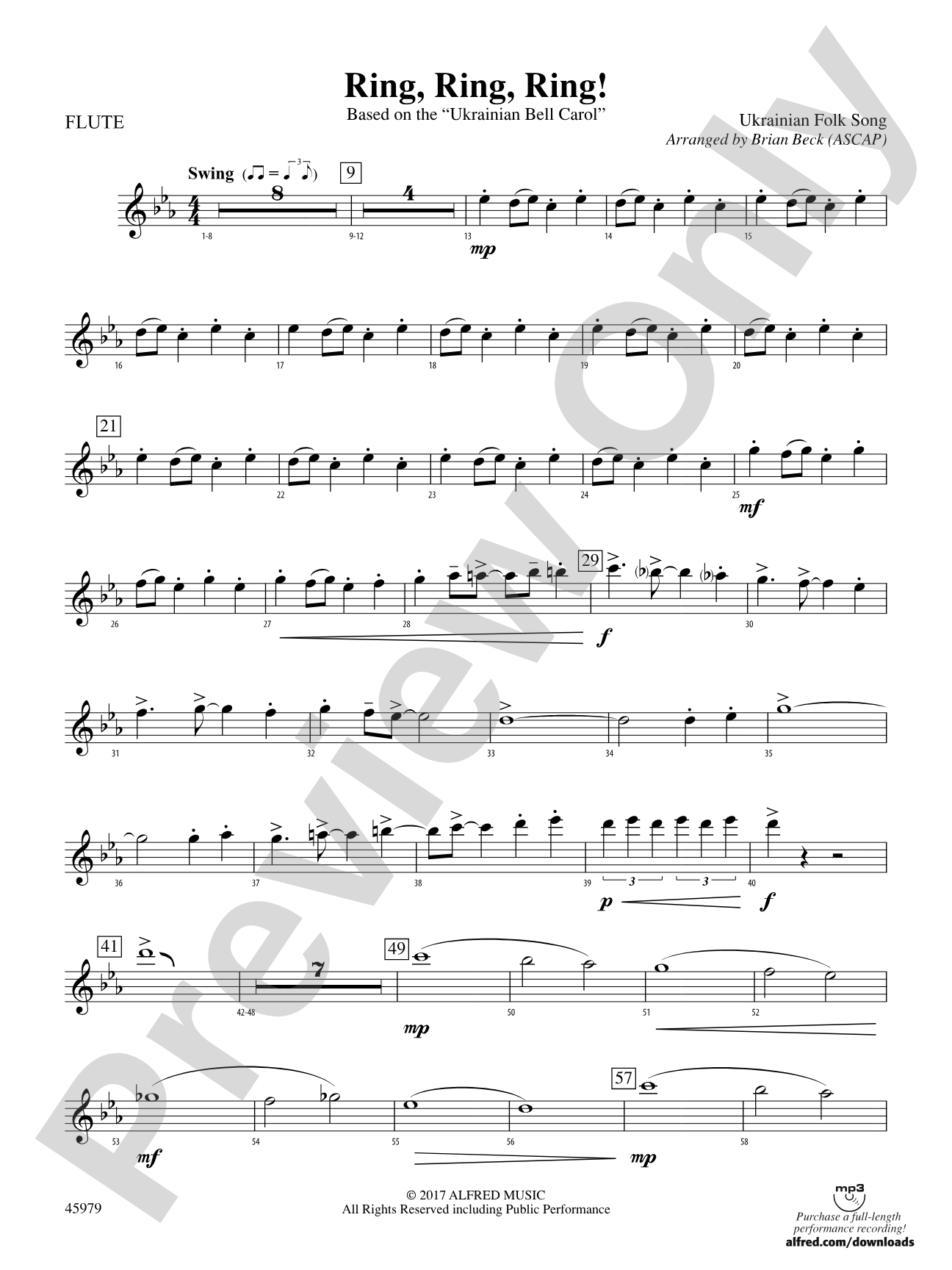 Ring, Ring, Ring!: Flute