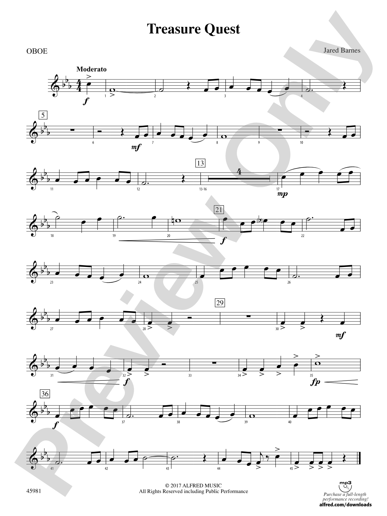Treasure Quest: Oboe