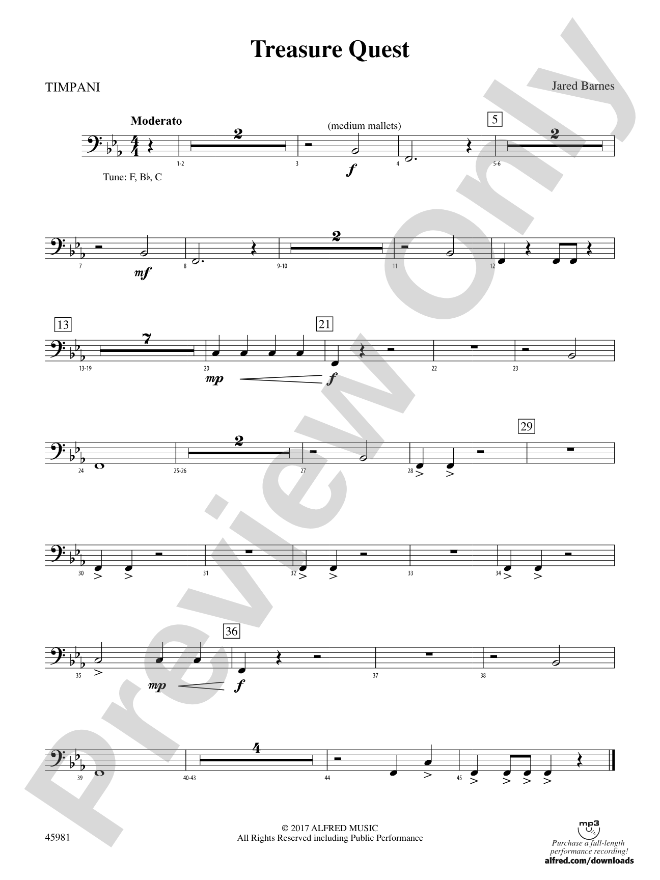 Treasure Quest: Timpani