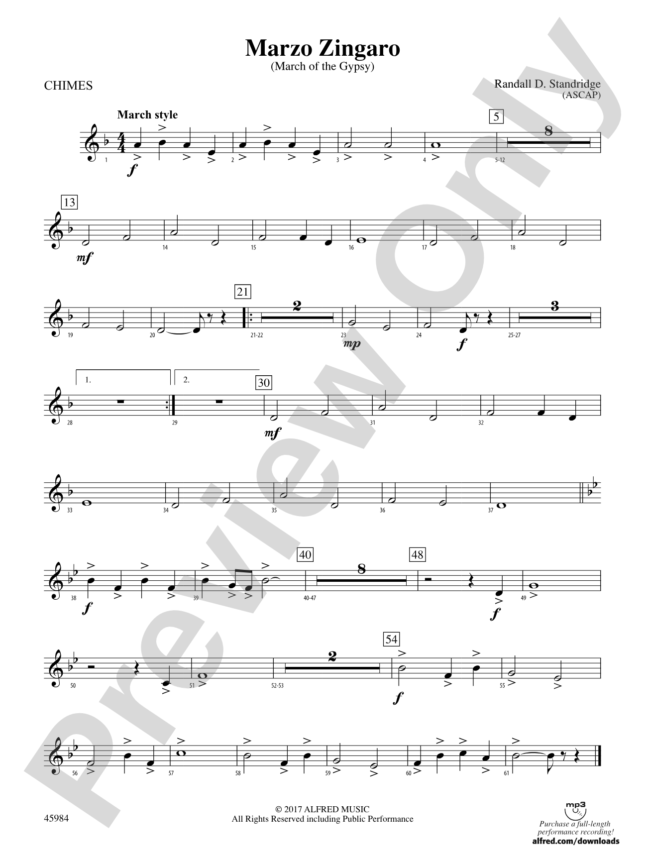 Marzo Zingaro: Chimes