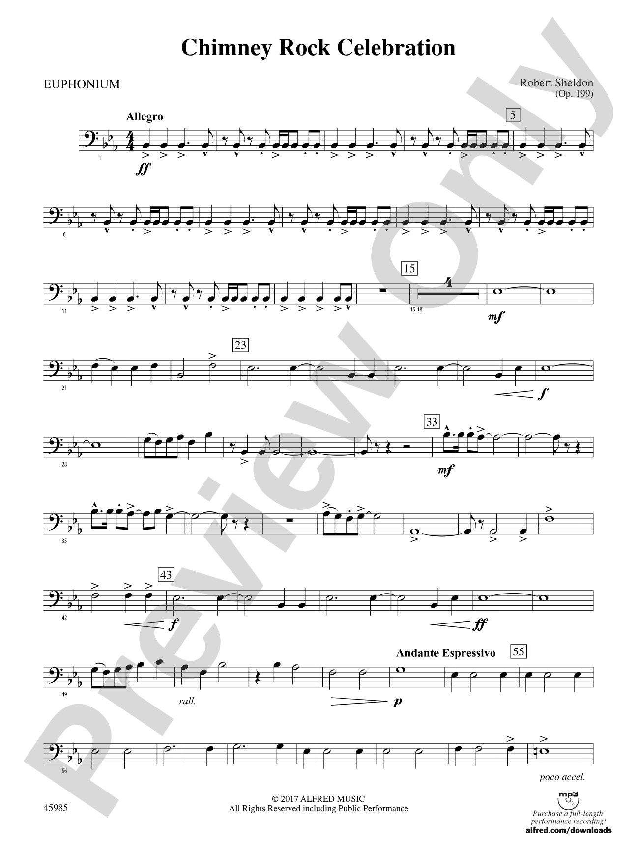 Chimney Rock Celebration: Baritone B.C.