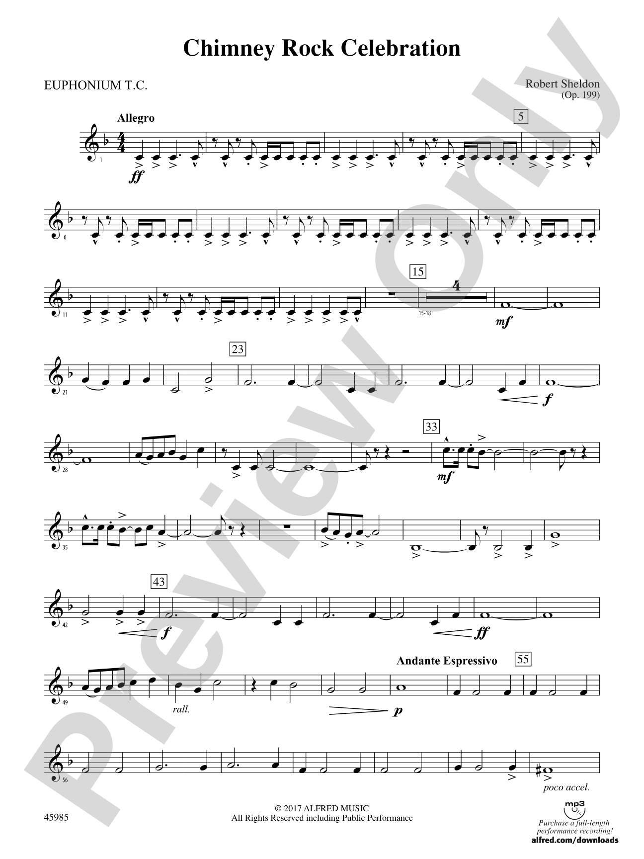 Chimney Rock Celebration: Baritone T.C.