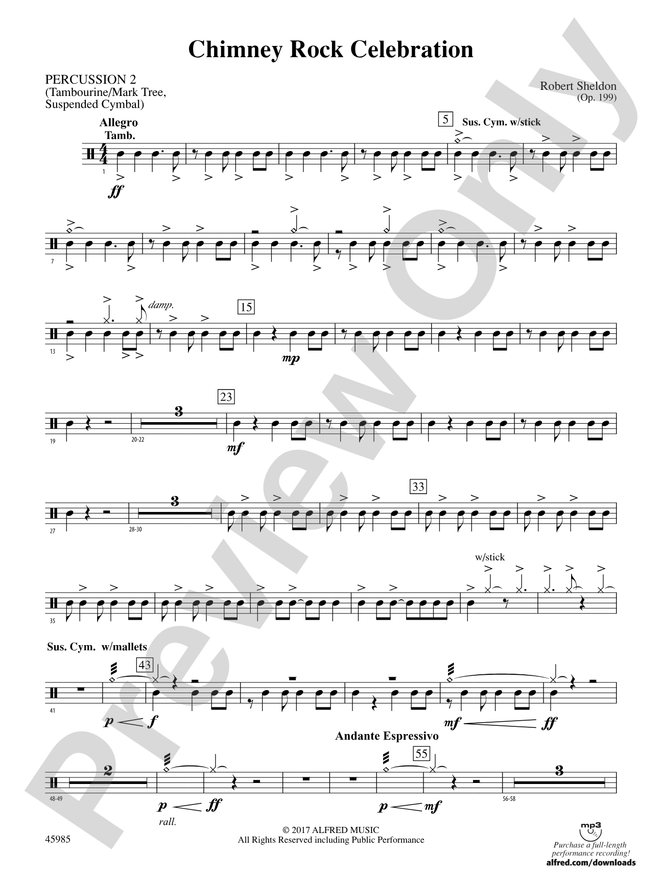 Chimney Rock Celebration: 2nd Percussion