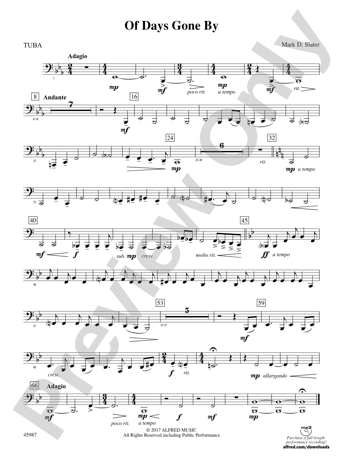 Of Days Gone By: Tuba