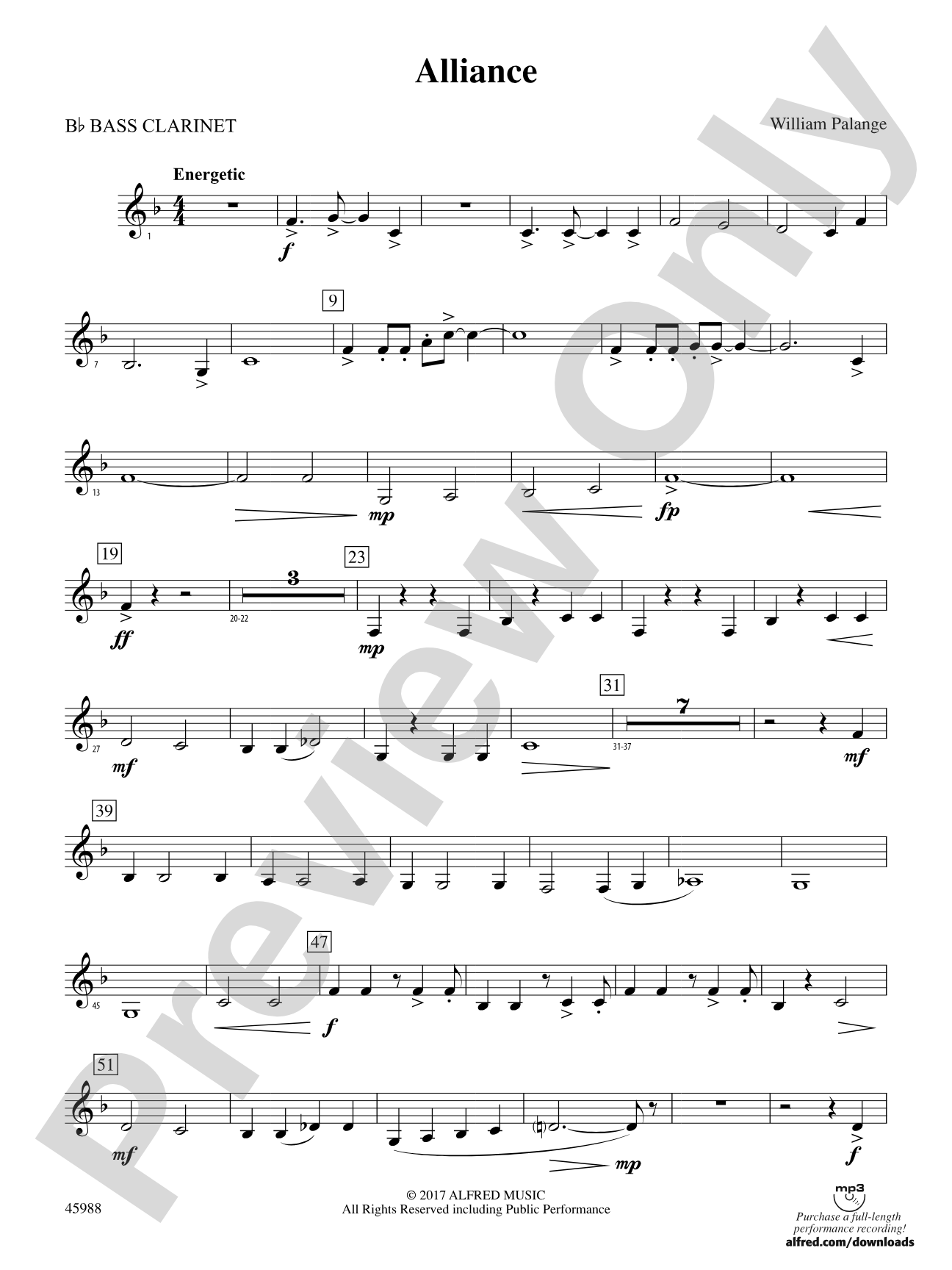 Alliance: B-flat Bass Clarinet