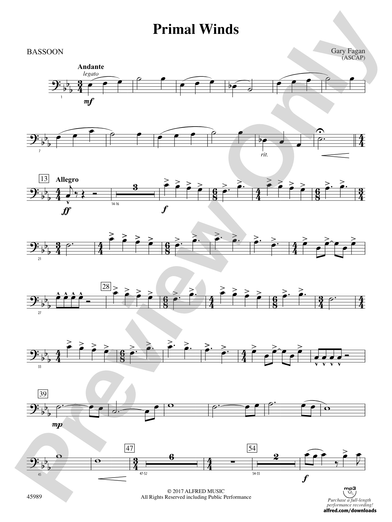 Primal Winds: Bassoon