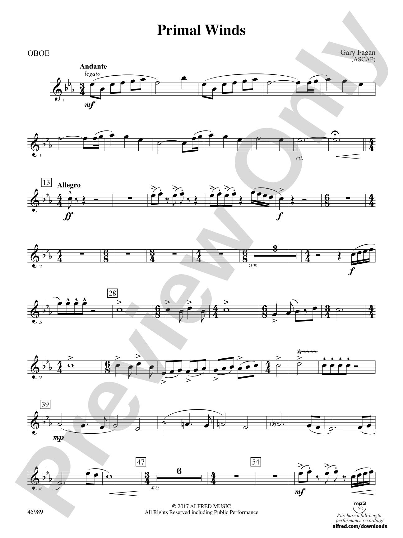 Primal Winds: Oboe