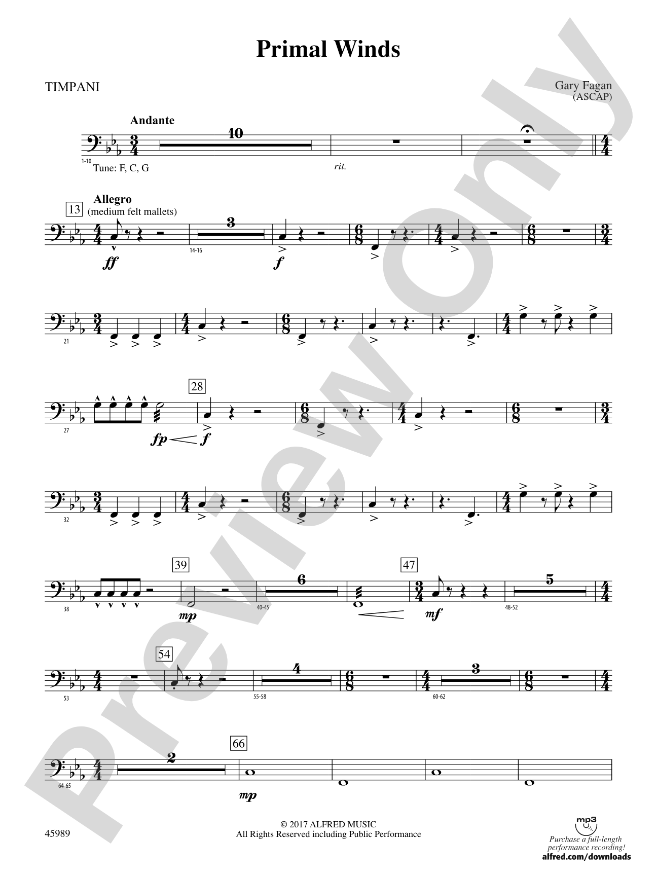 Primal Winds: Timpani