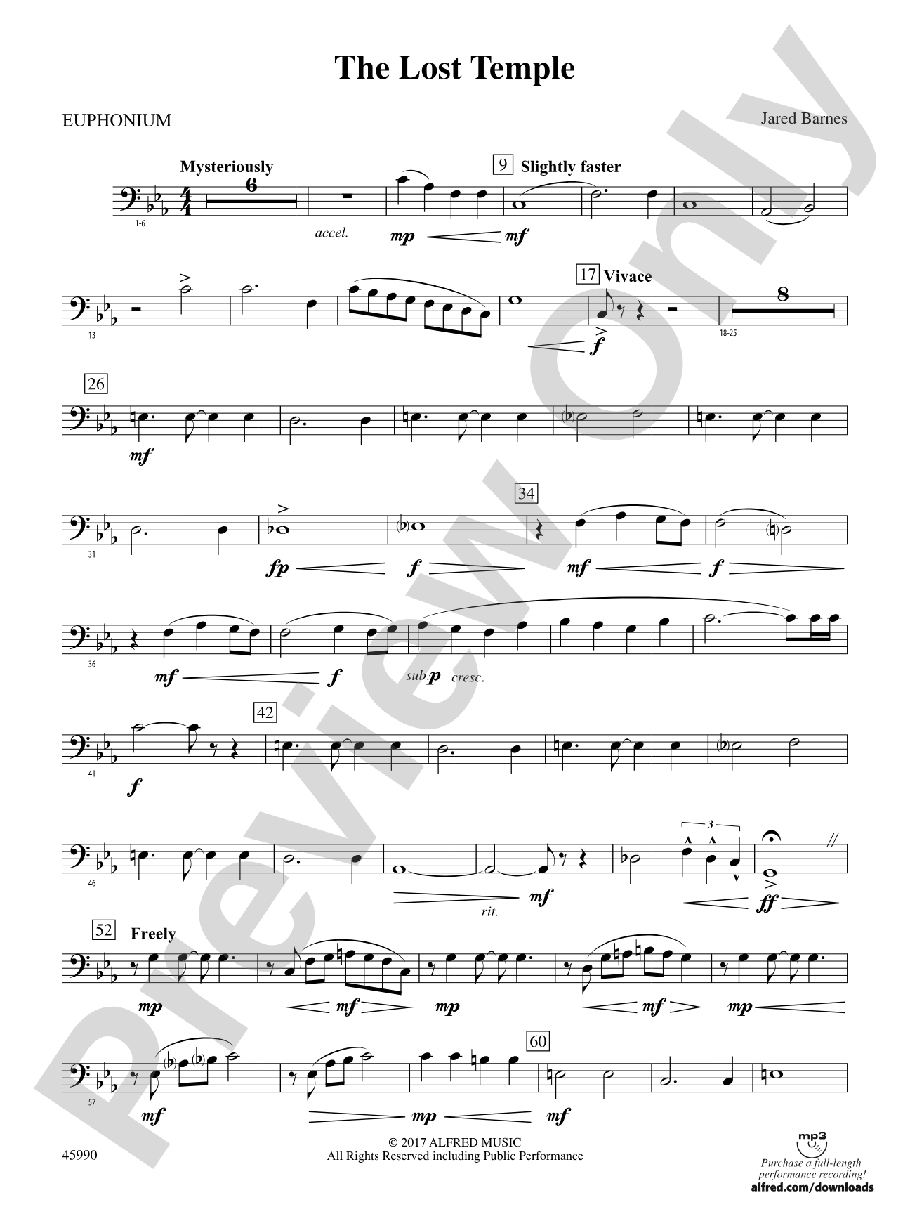 The Lost Temple: Baritone B.C.