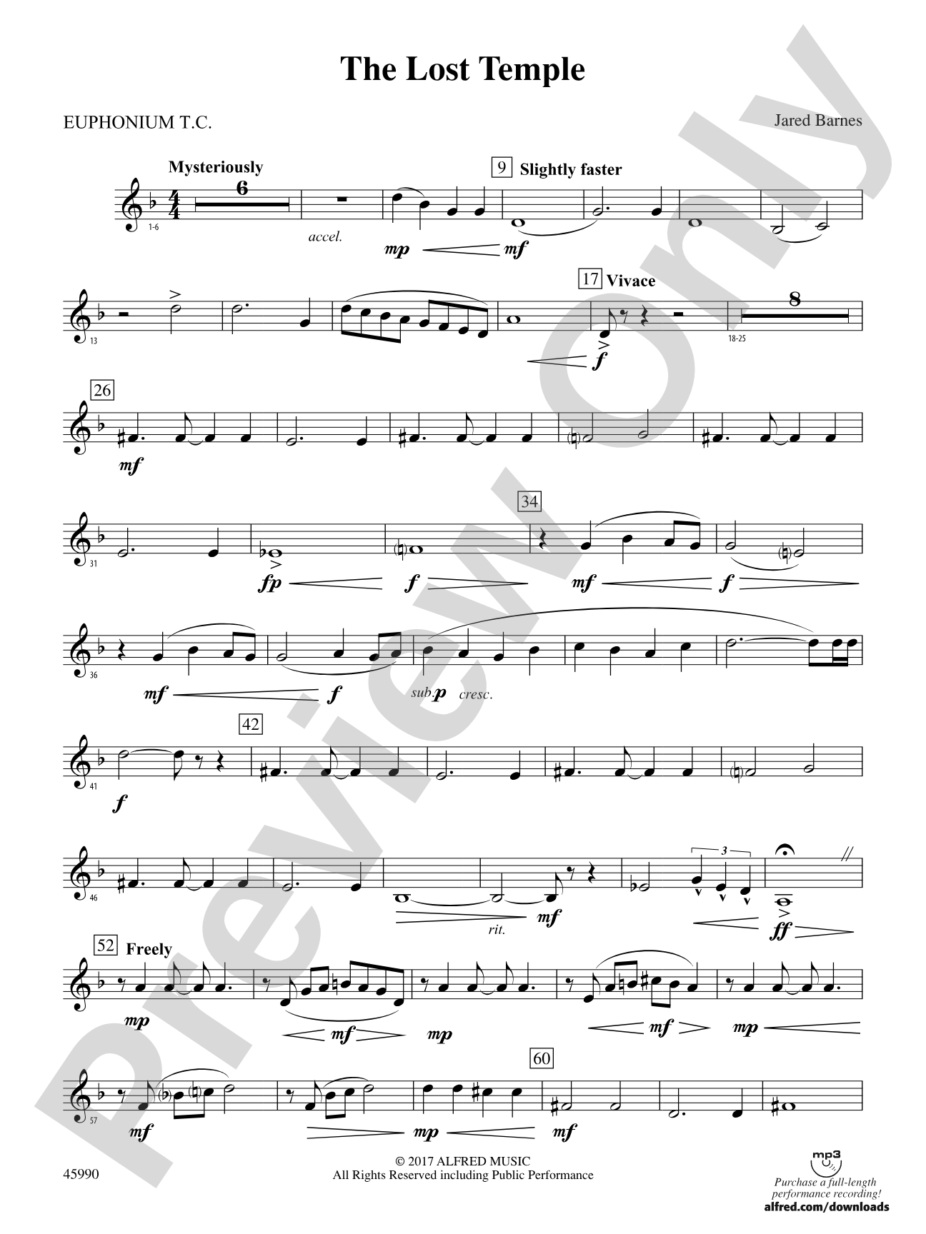 The Lost Temple: Baritone T.C.
