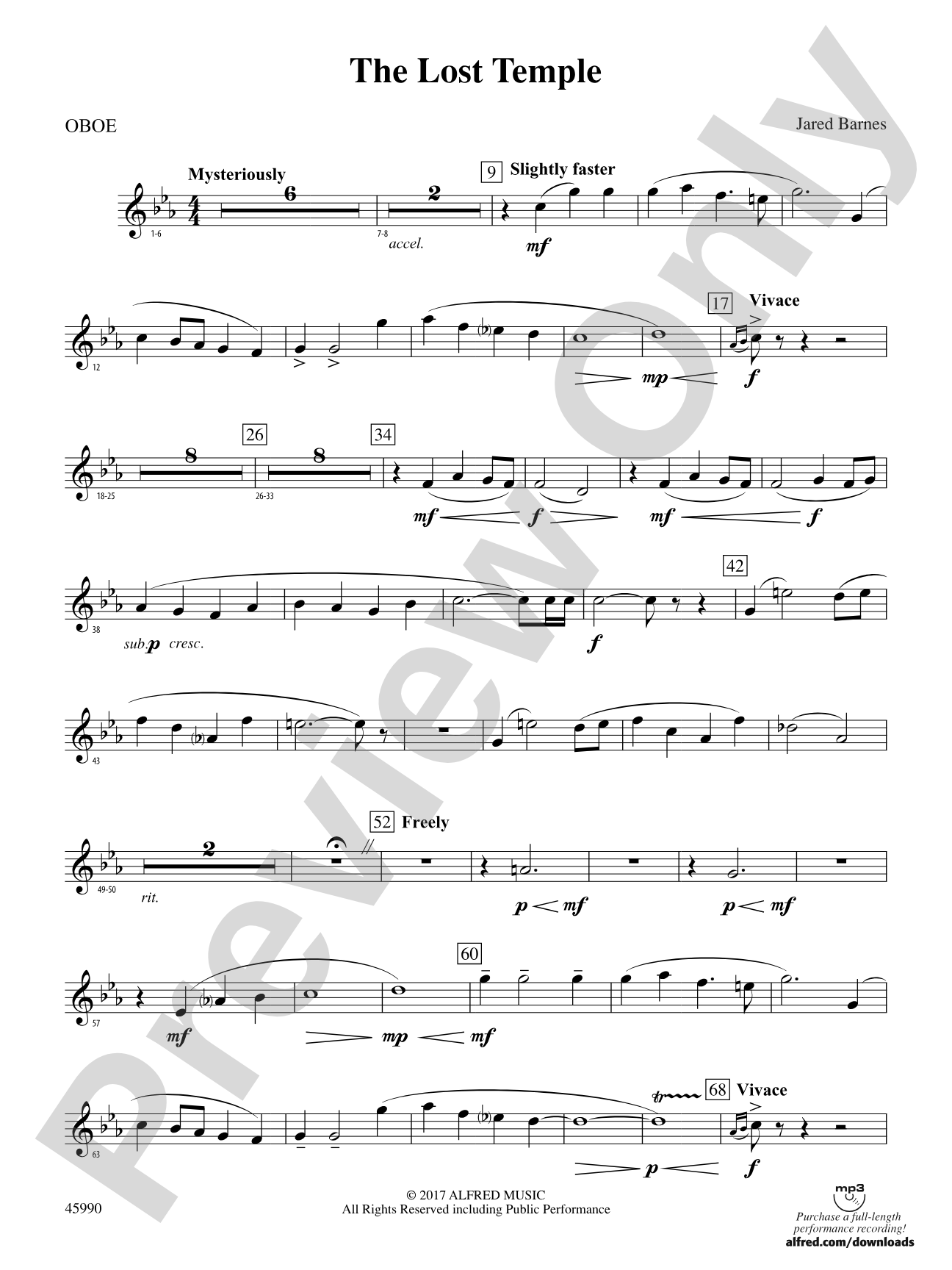 The Lost Temple: Oboe