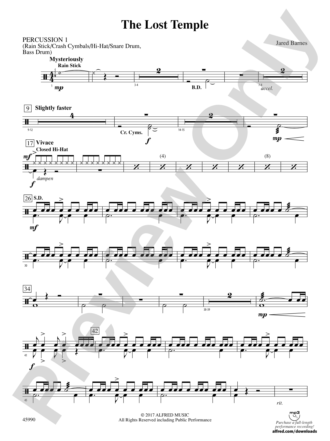 The Lost Temple: 1st Percussion