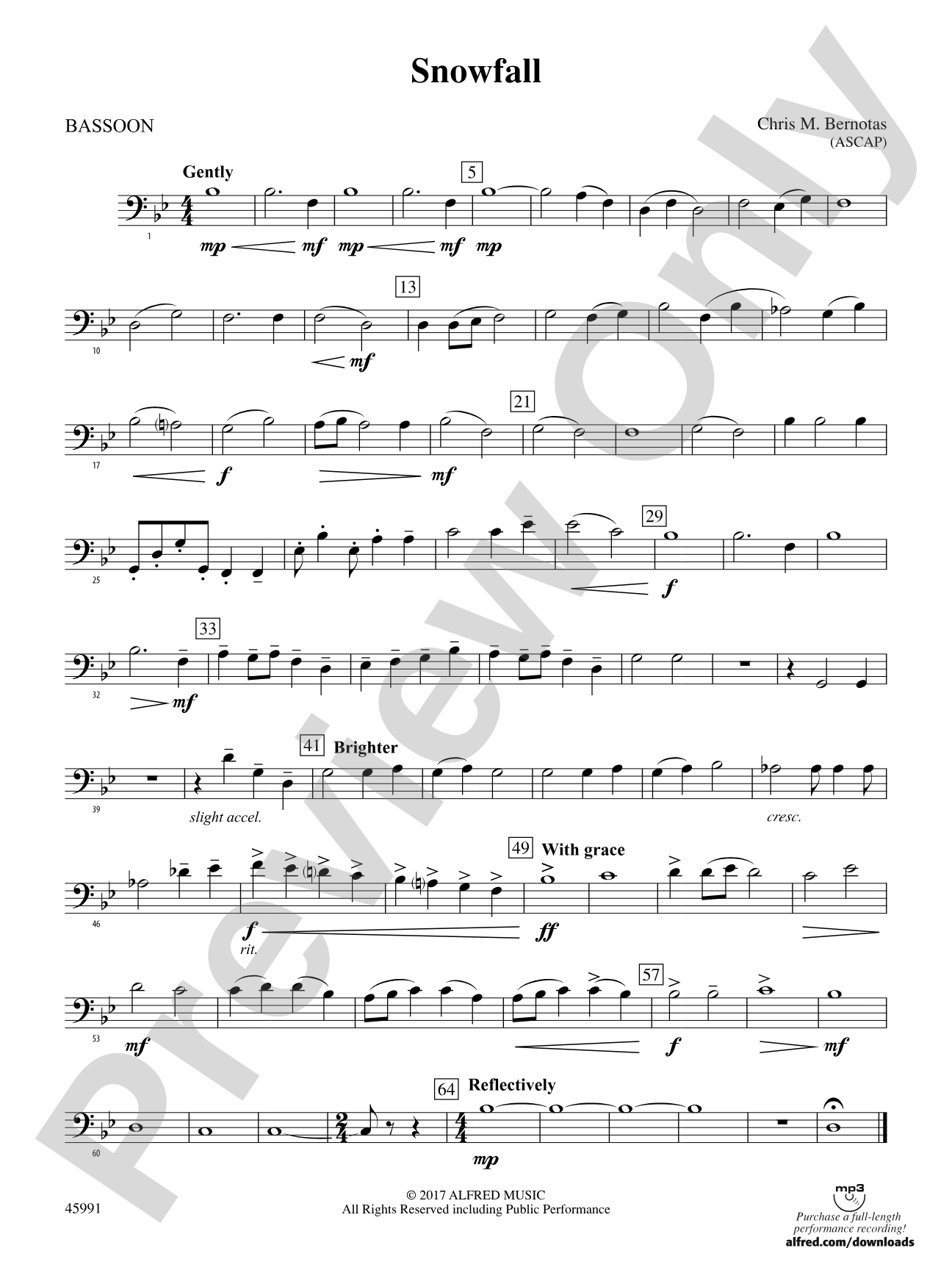 Snowfall: Bassoon