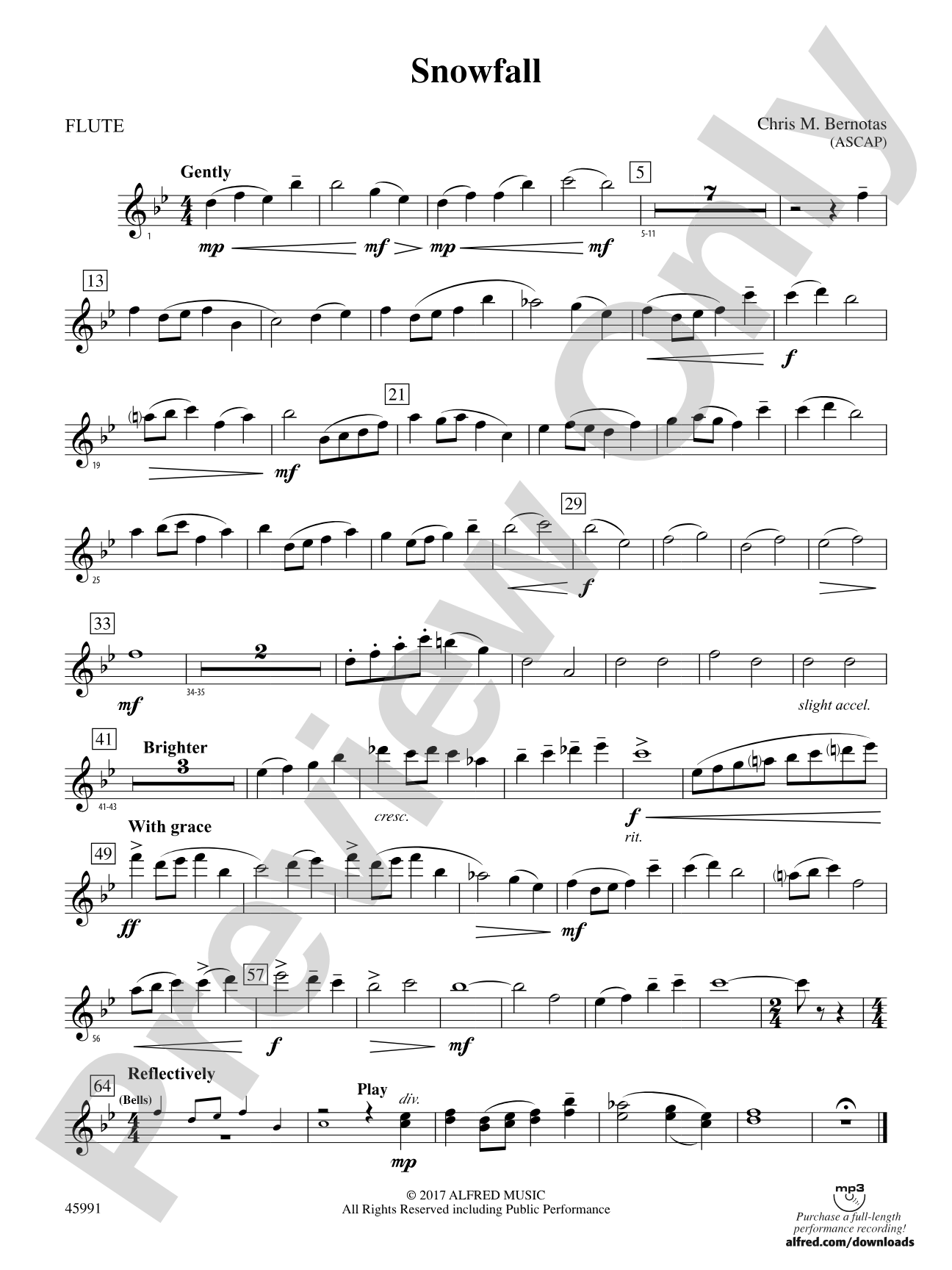 Snowfall: Flute