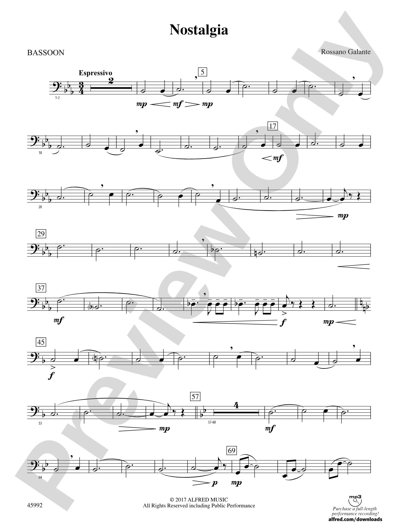Nostalgia: Bassoon