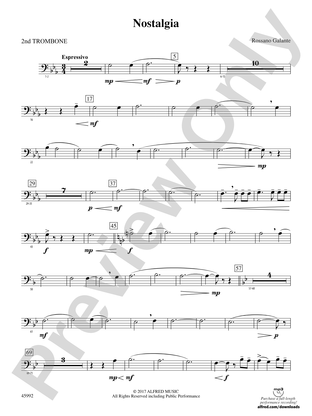 Nostalgia: 2nd Trombone