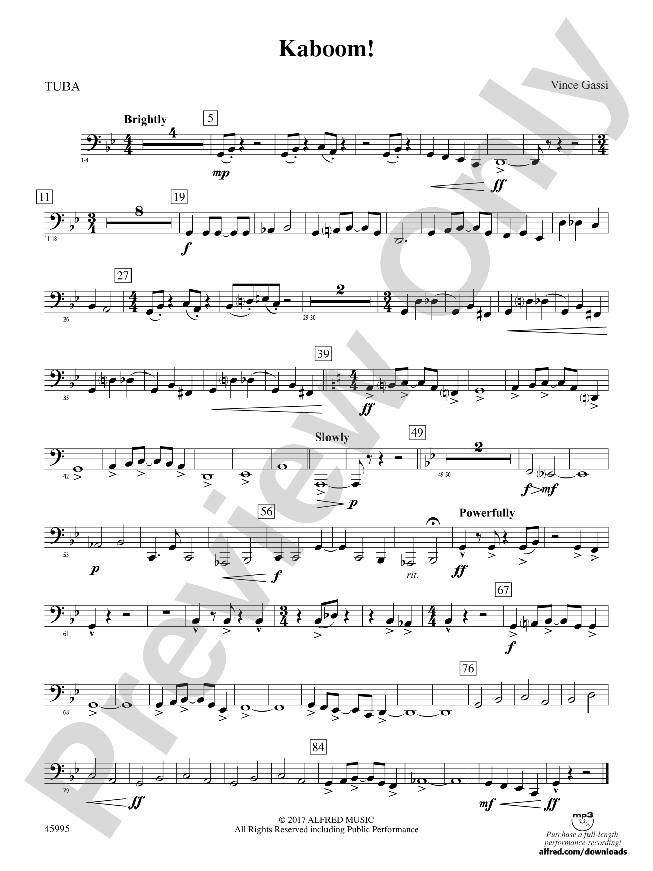 Kaboom!: Tuba