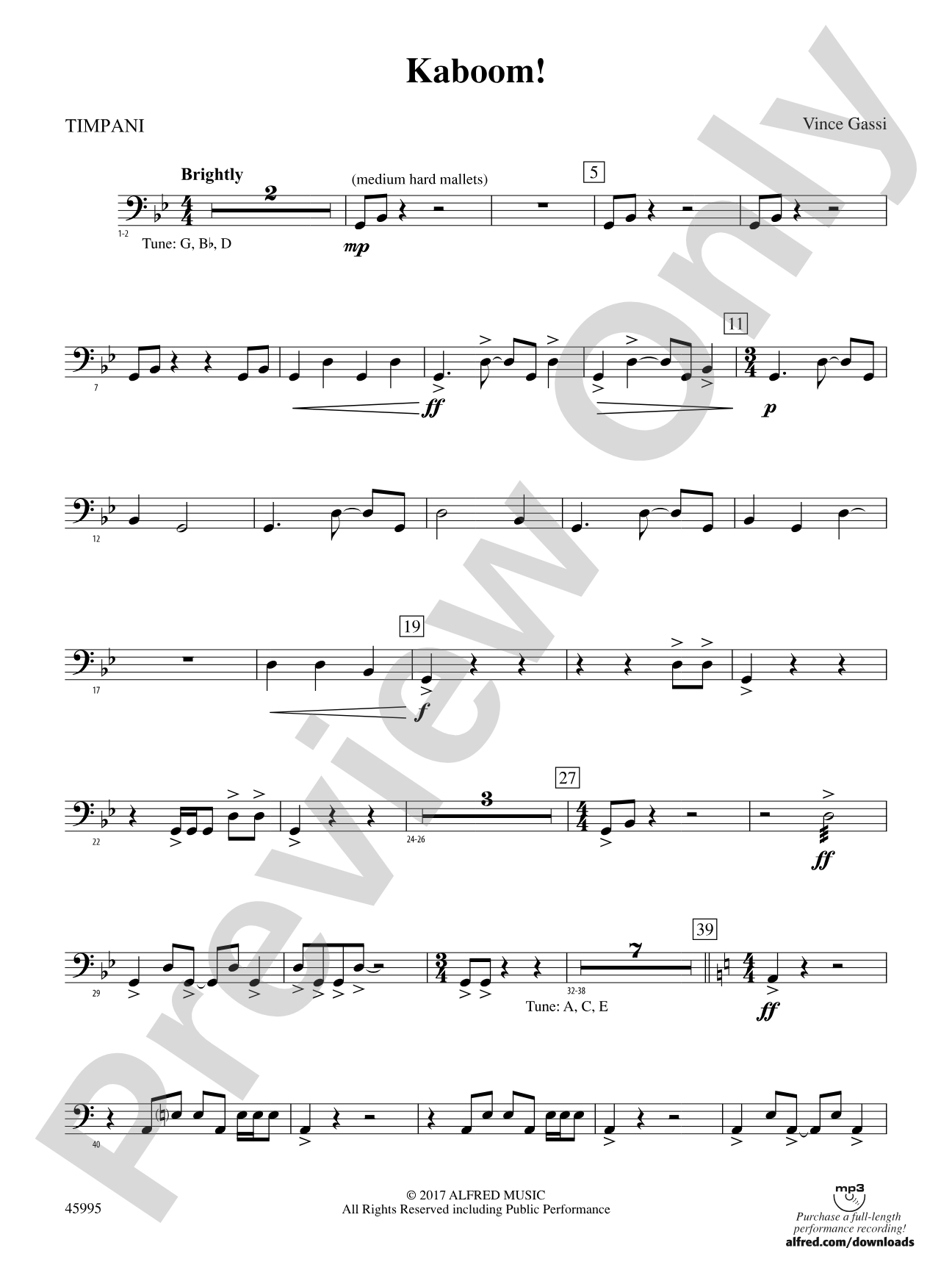 Kaboom!: Timpani