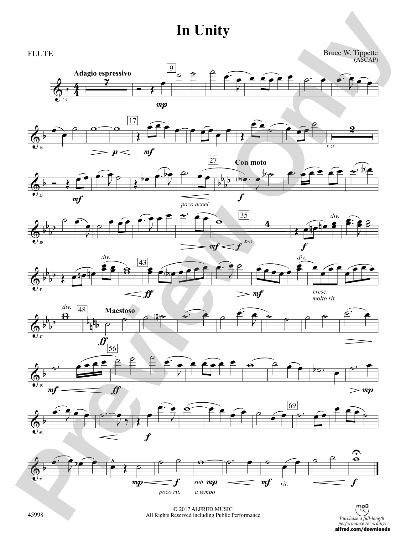 In Unity: Flute