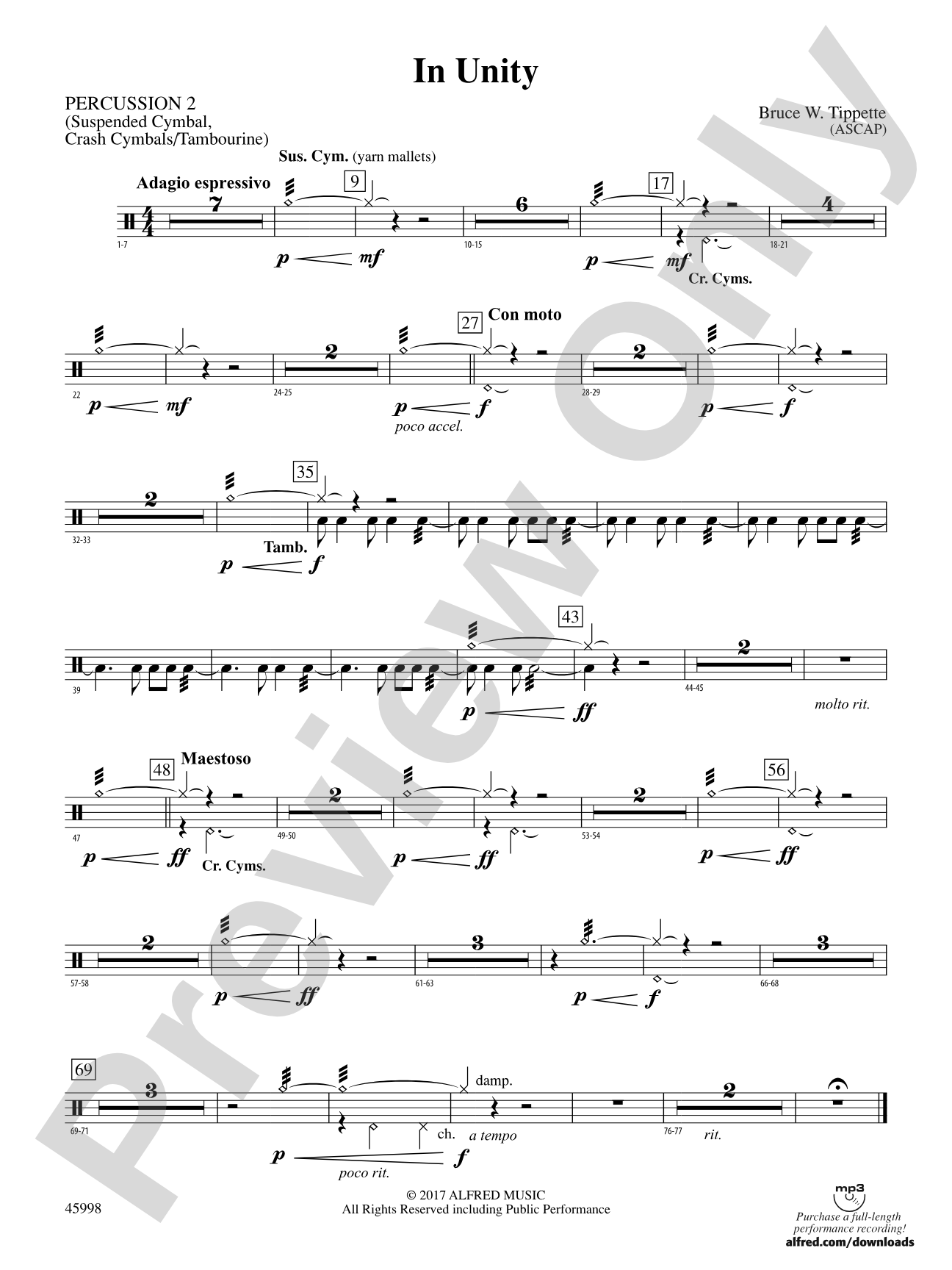 In Unity: 2nd Percussion