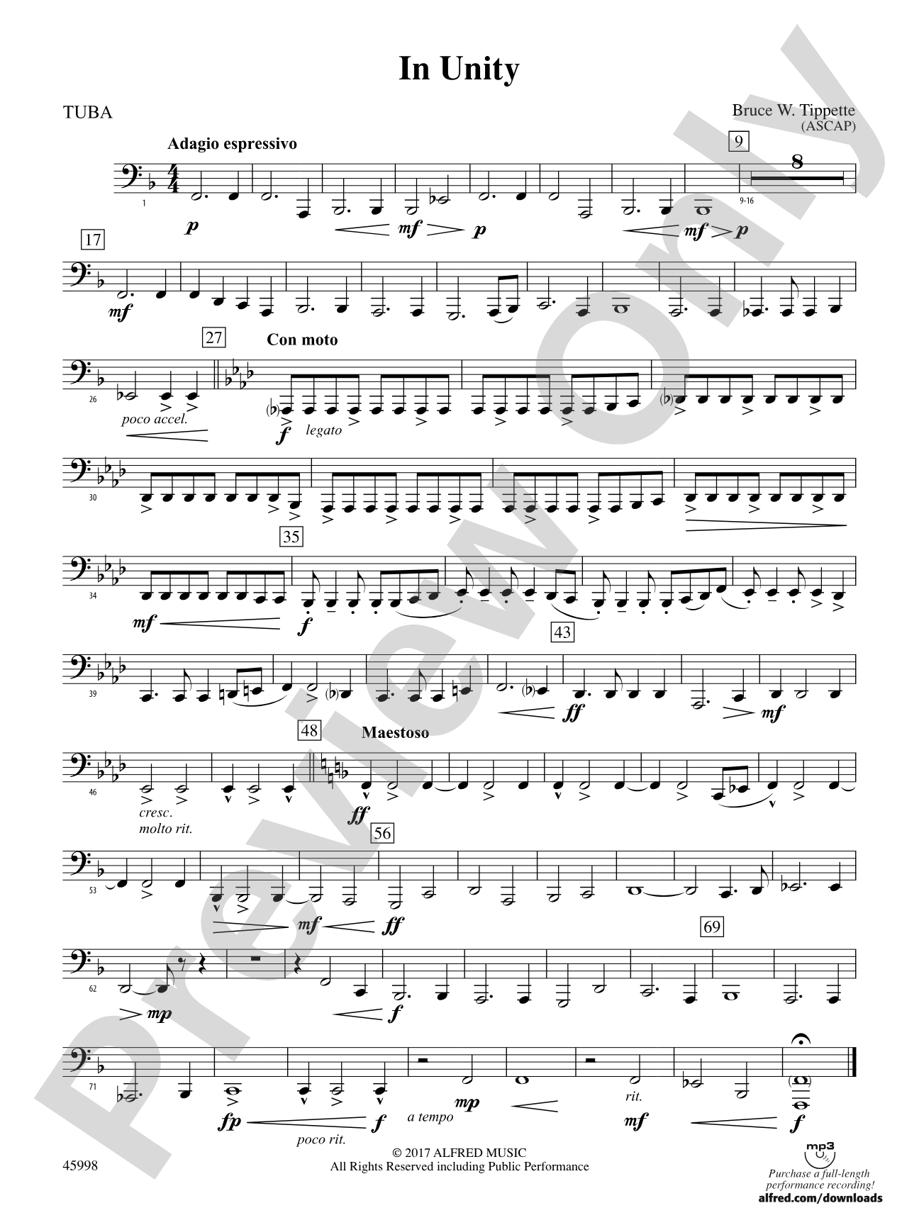 In Unity: Tuba