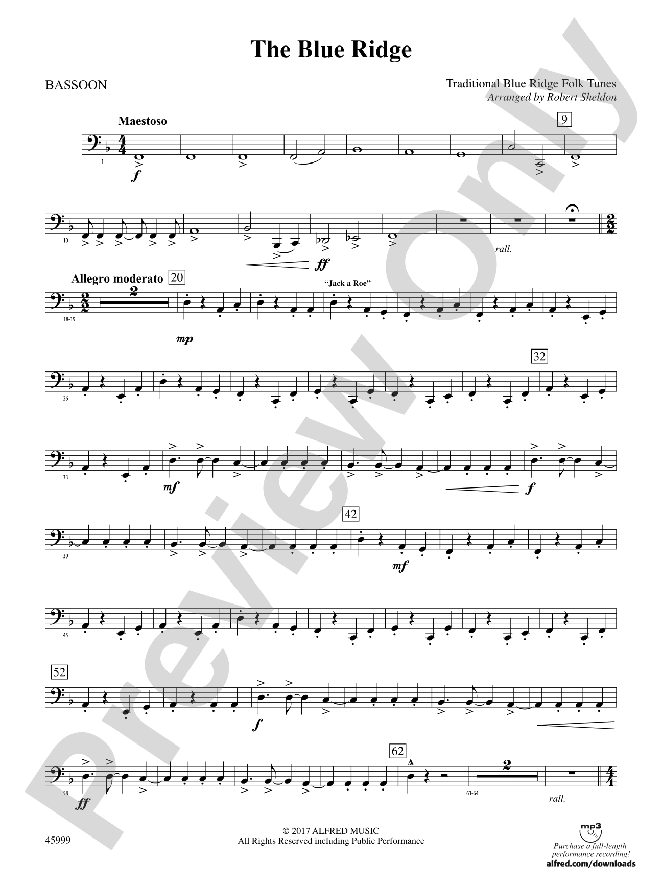 The Blue Ridge: Bassoon