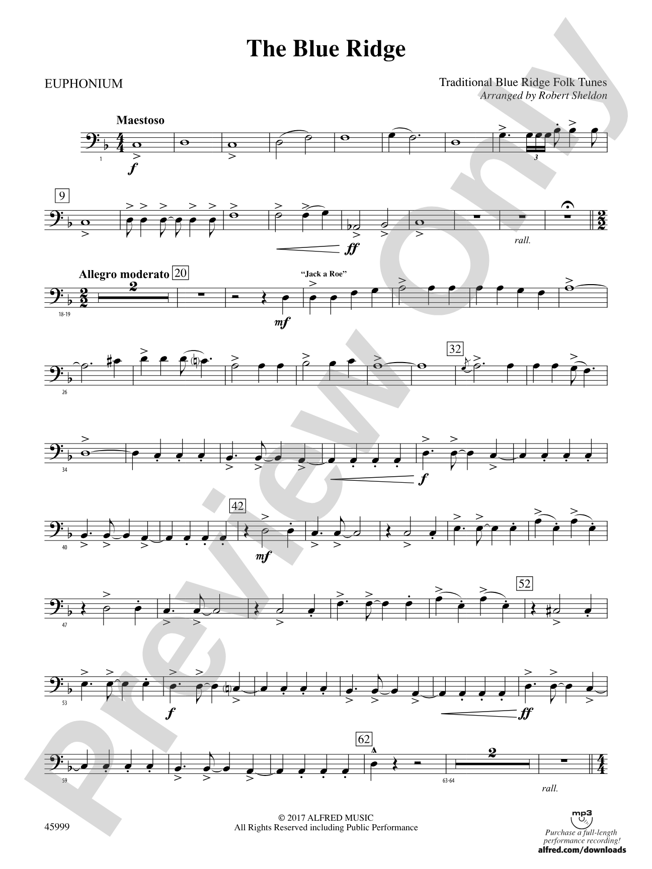 The Blue Ridge: Baritone B.C.
