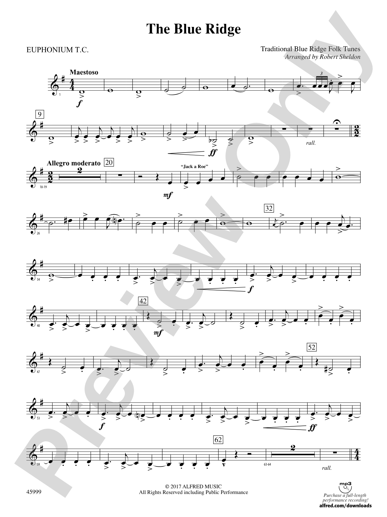 The Blue Ridge: Baritone T.C.