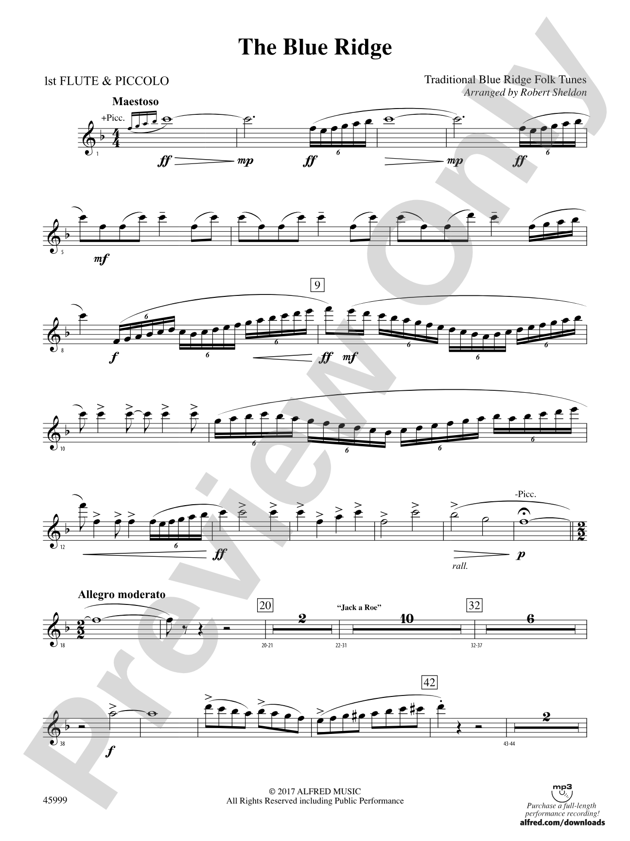 The Blue Ridge: Flute