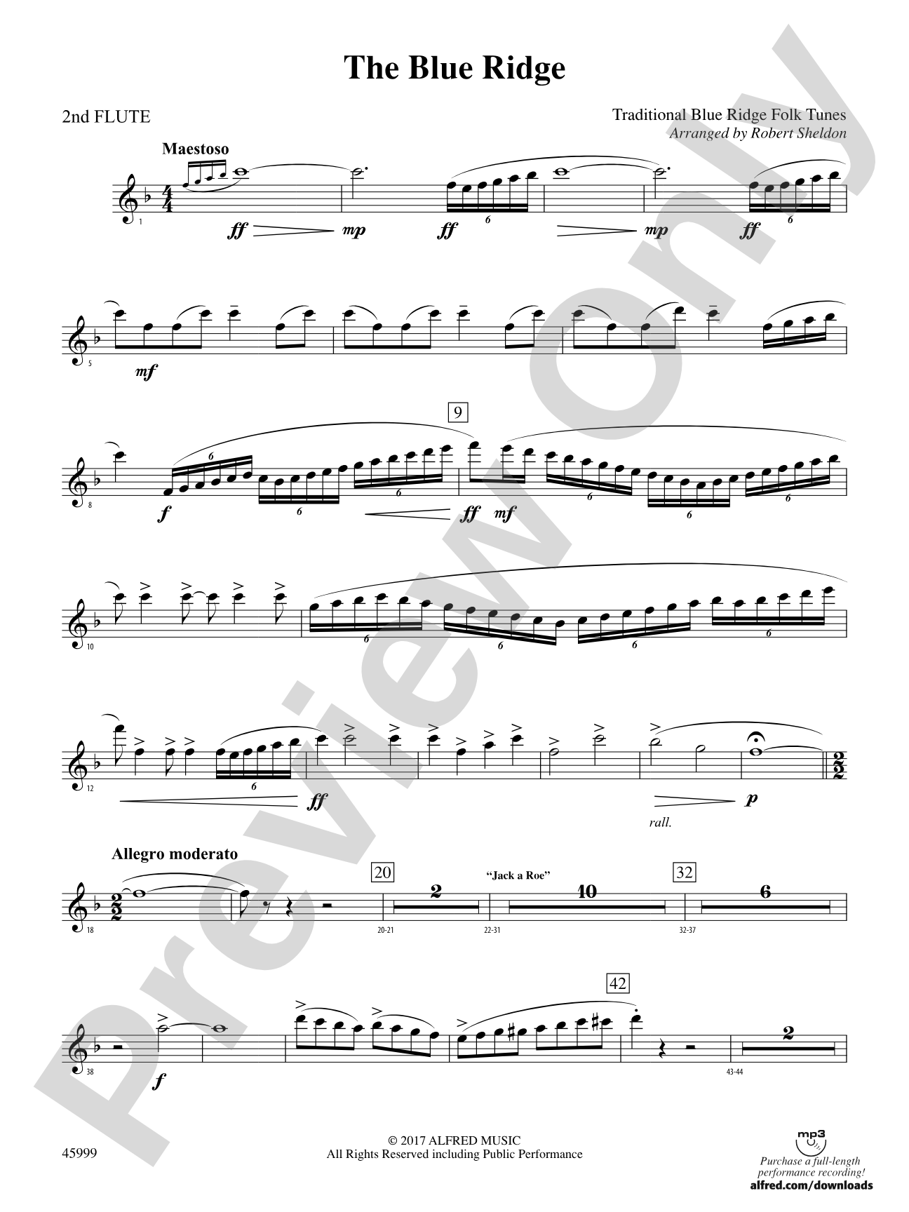 The Blue Ridge: 2nd Flute