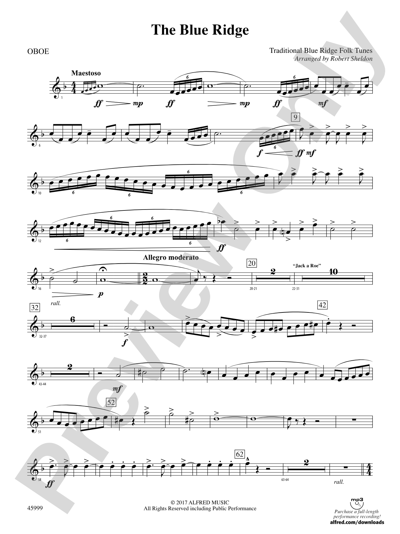 The Blue Ridge: Oboe