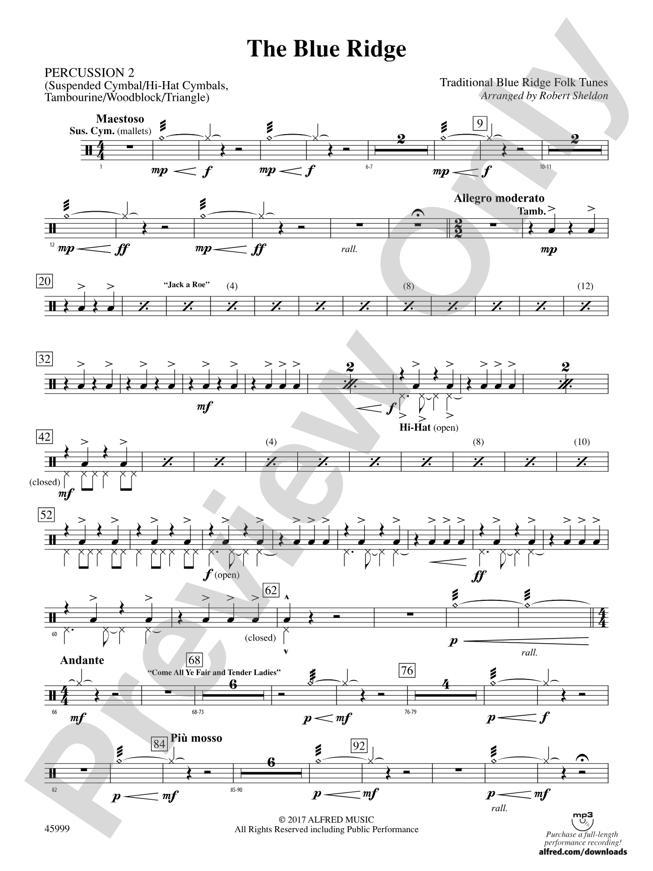 The Blue Ridge: 2nd Percussion