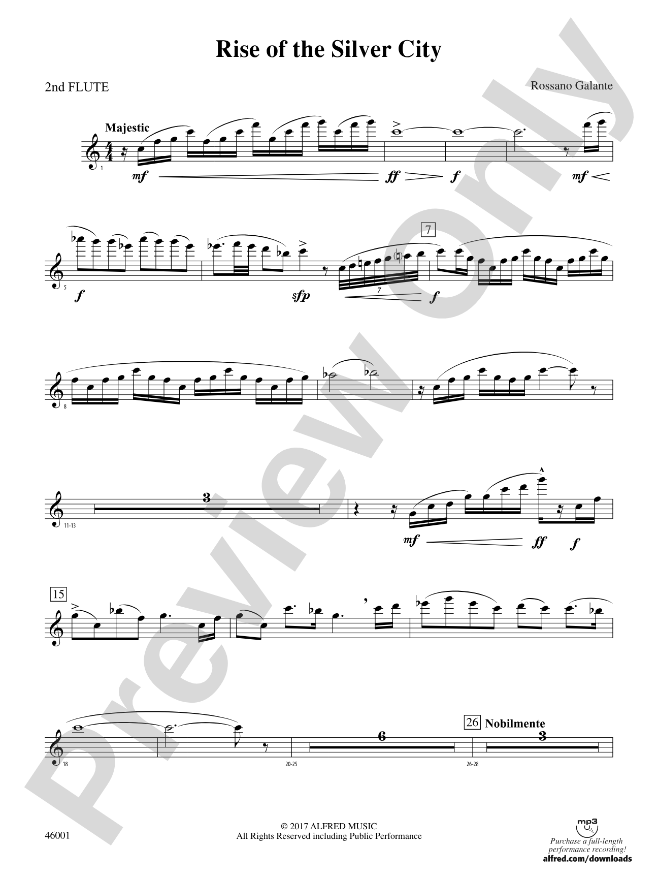 Rise of the Silver City: 2nd Flute