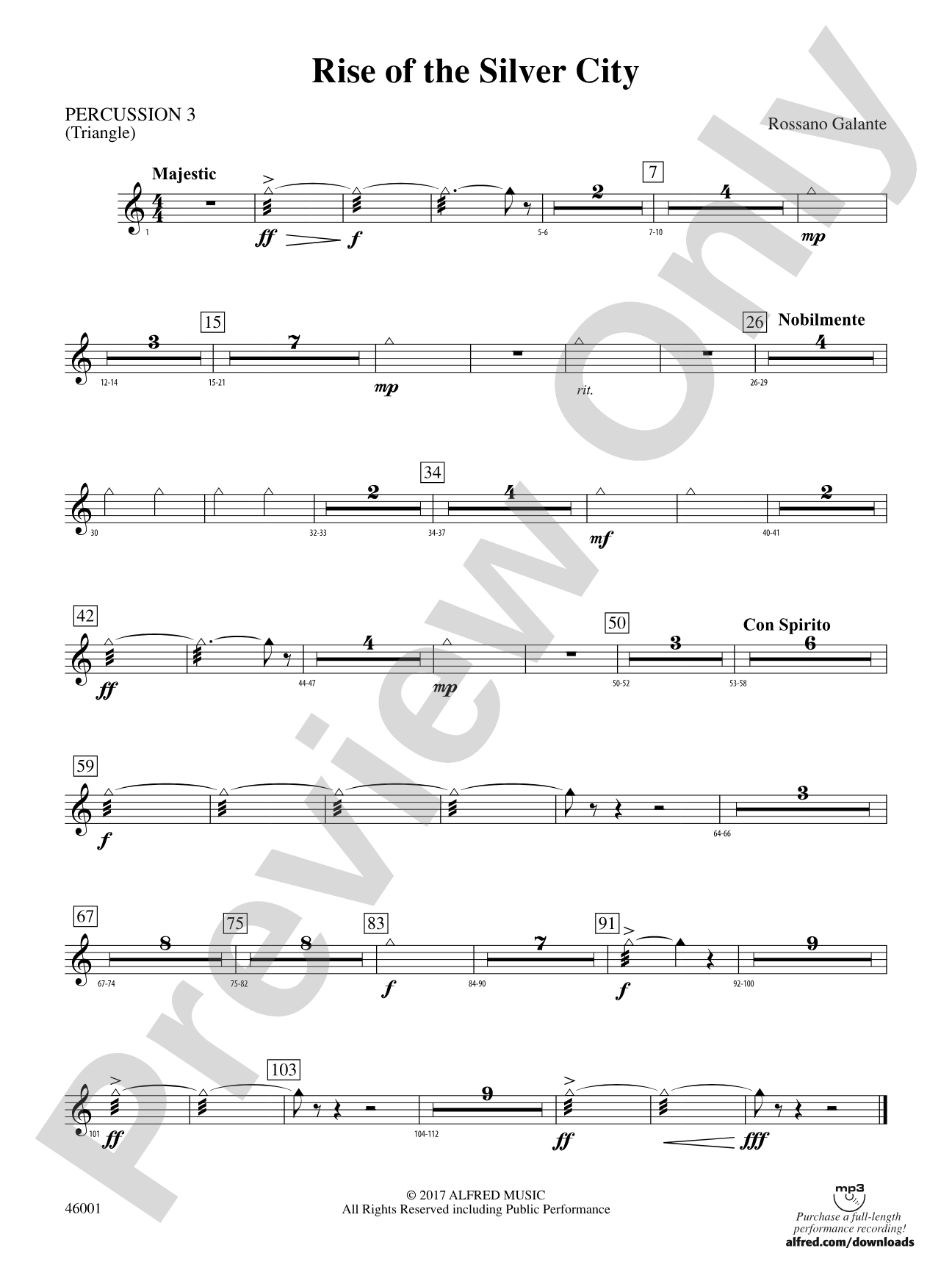Rise of the Silver City: 3rd Percussion