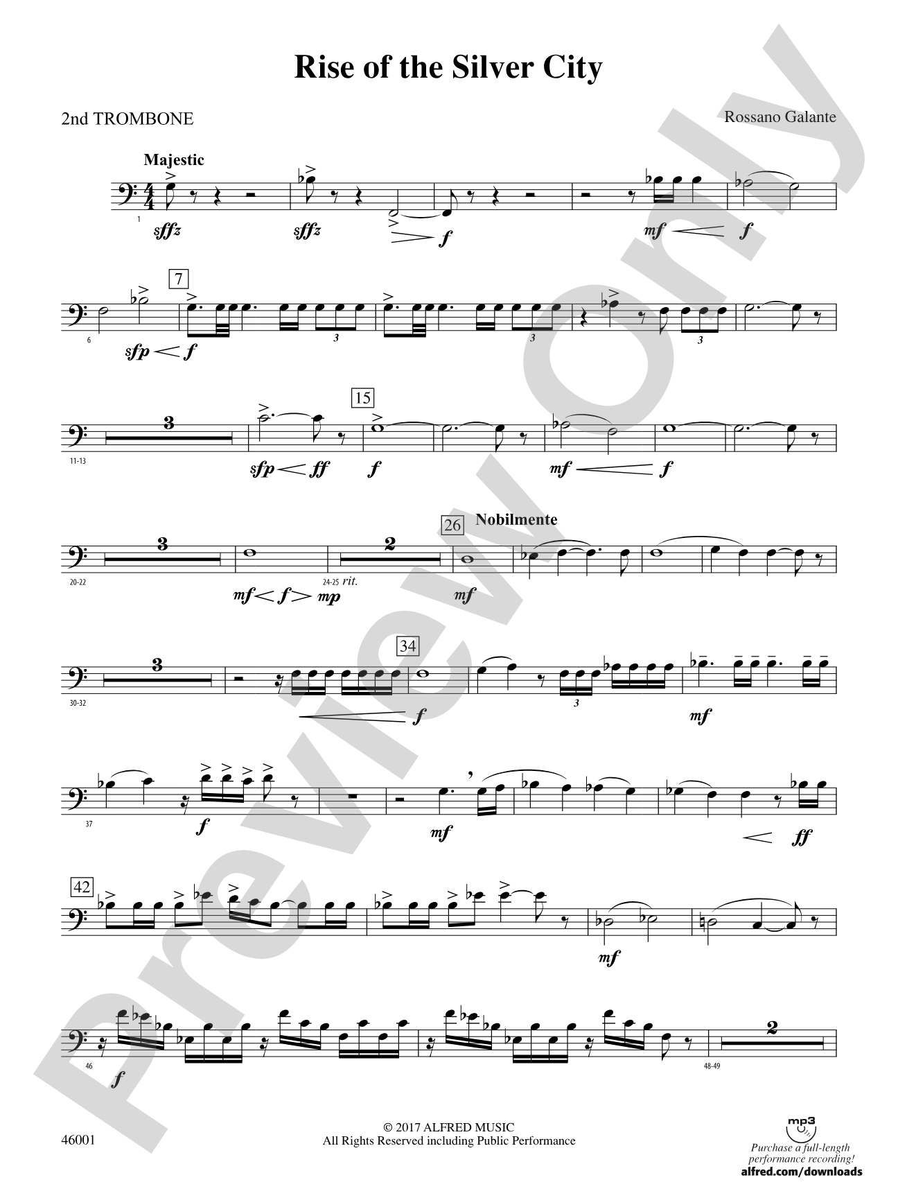 Rise of the Silver City: 2nd Trombone