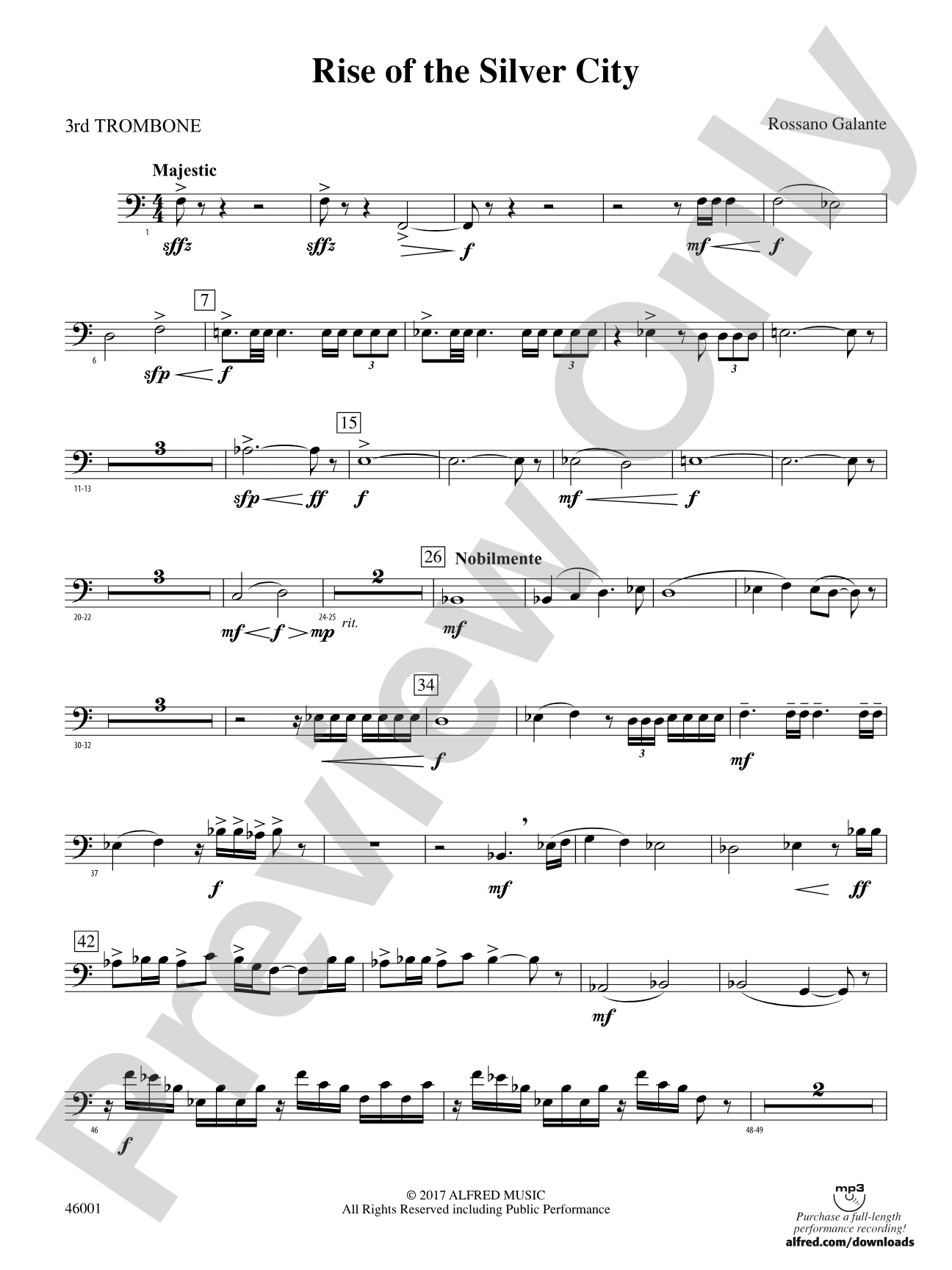 Rise of the Silver City: 3rd Trombone
